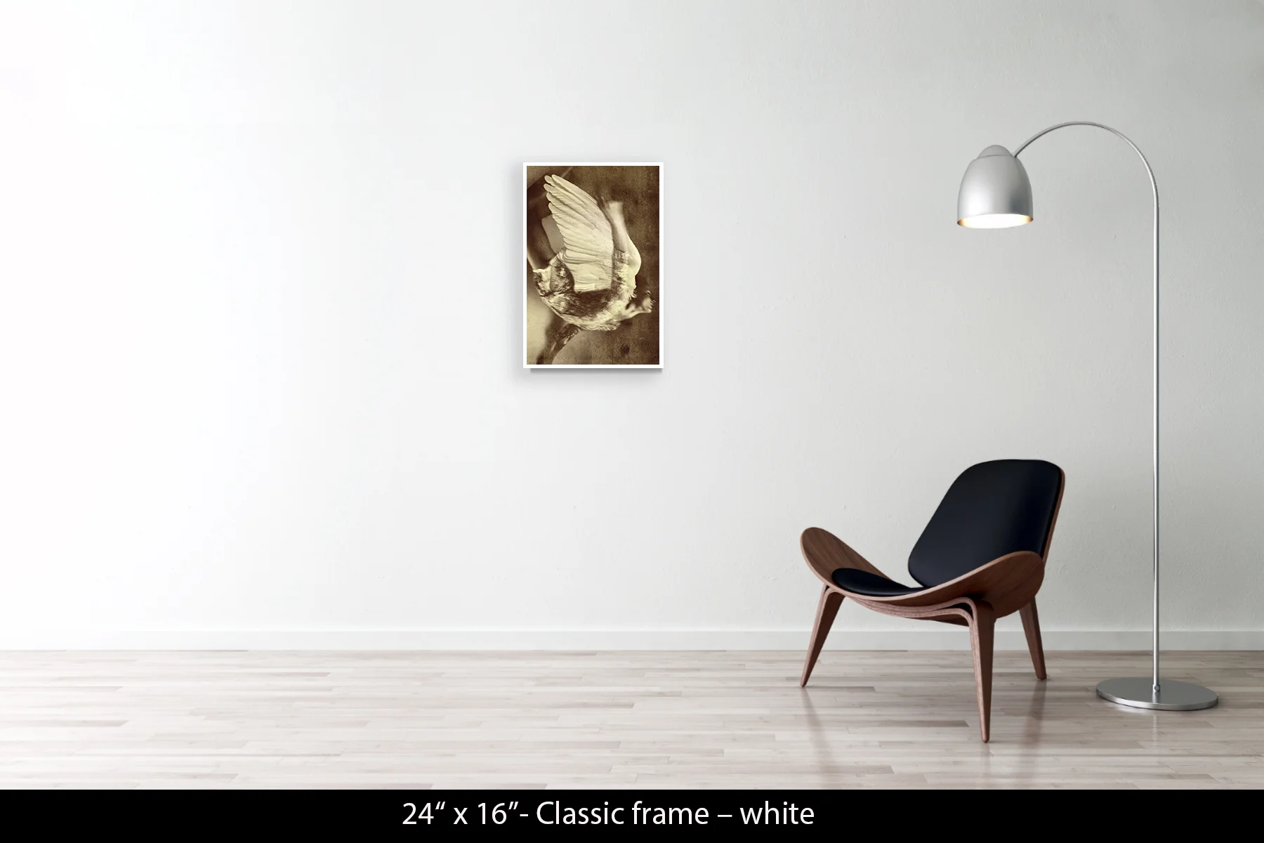 24"x16" | Classic Frame White
