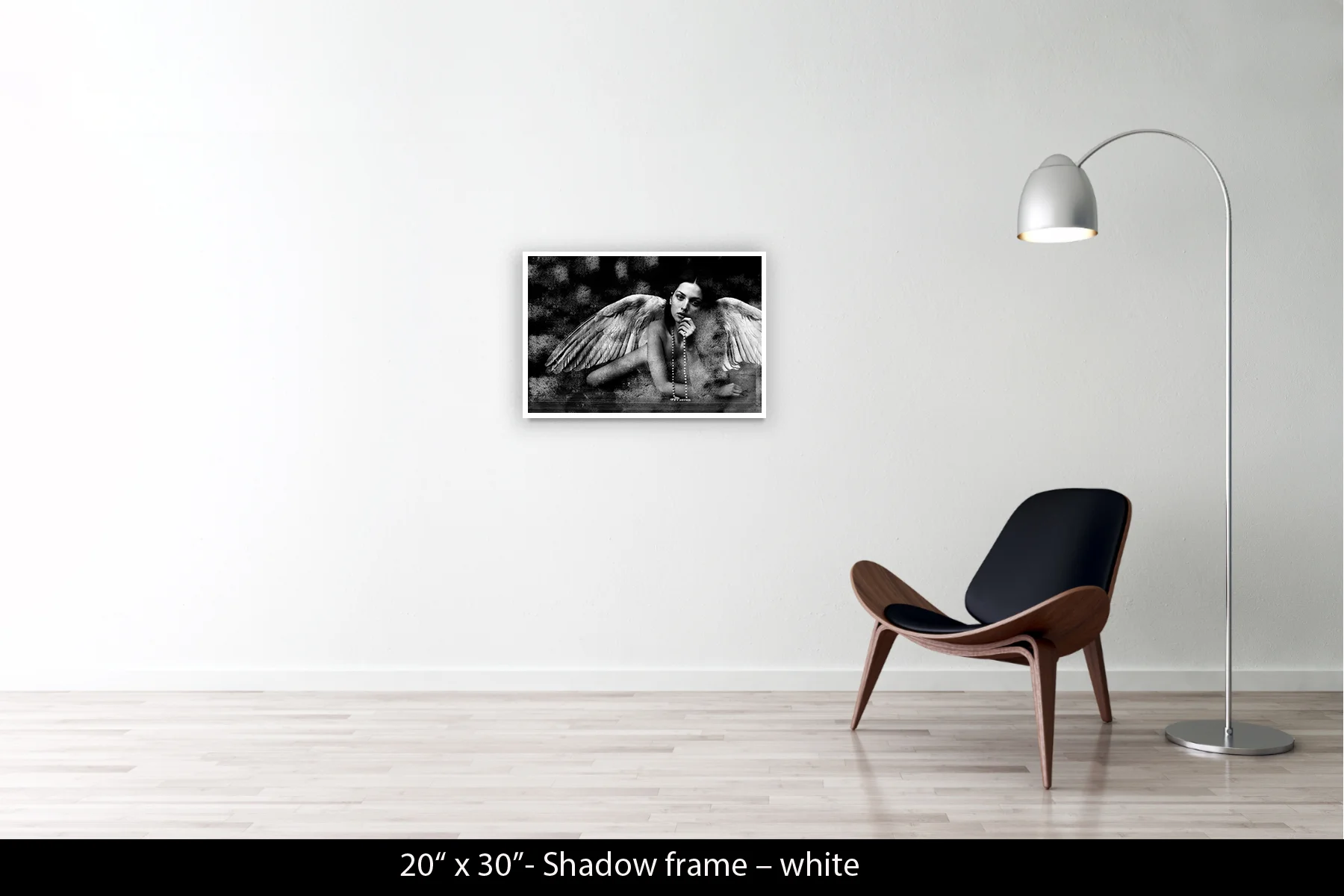 20"x30" | Shadow Frame White