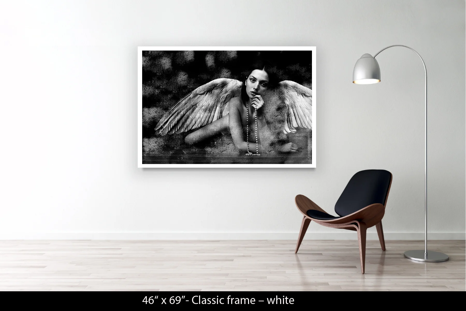 46"x69" | Classic Frame White