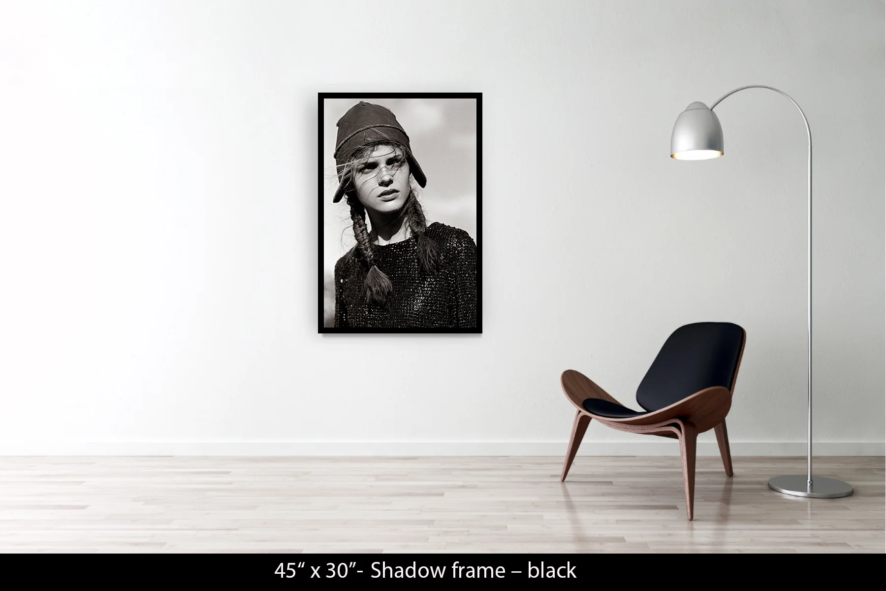 45"x30" | Shadow Frame Black