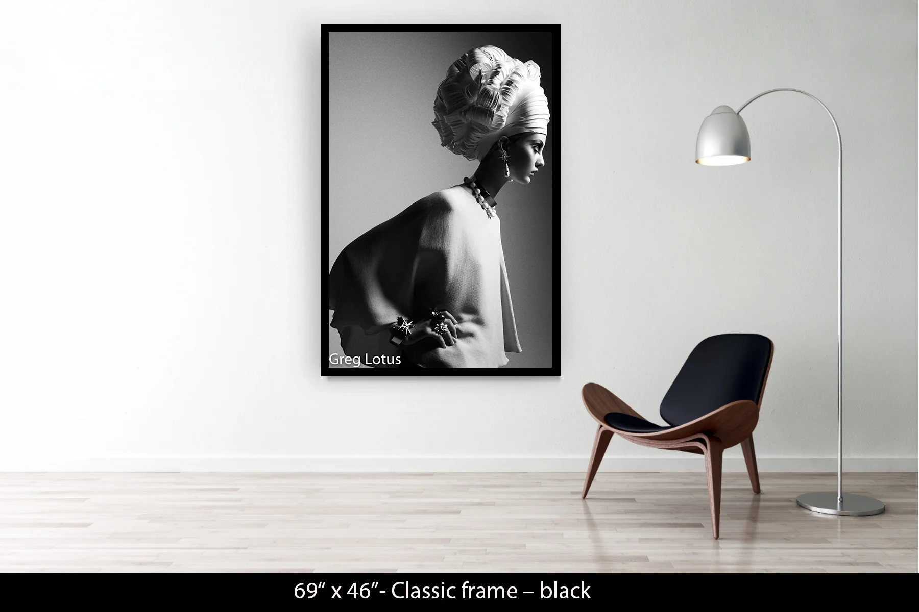 69"x46" | Classic Frame Black