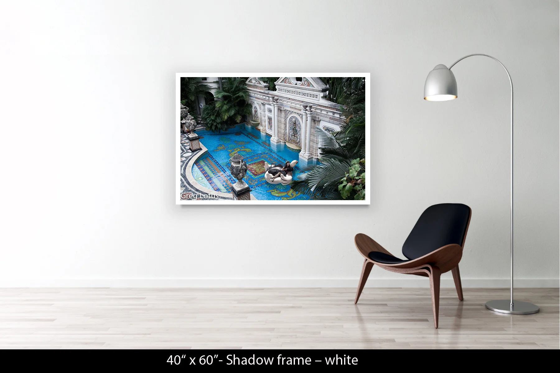 40"x60" | Shadow Frame White