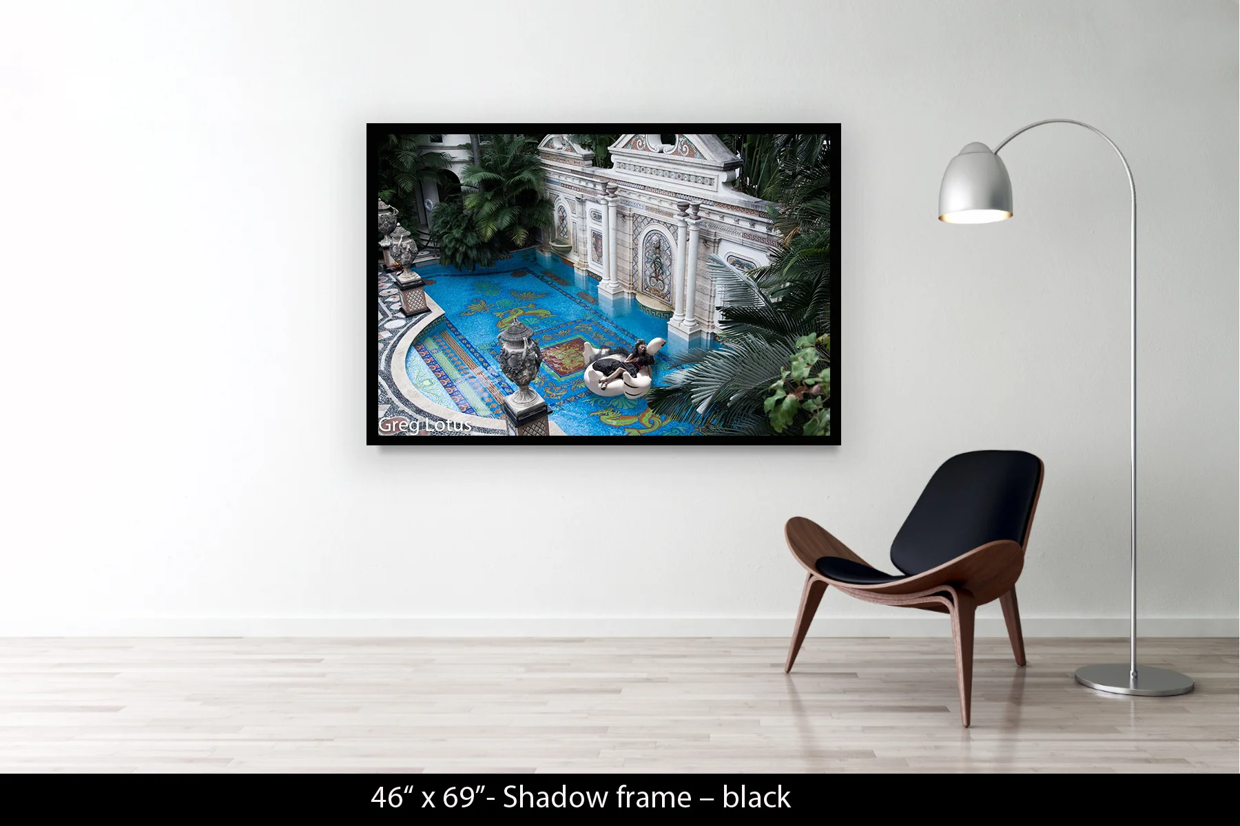 46"x69" | Shadow Frame Black