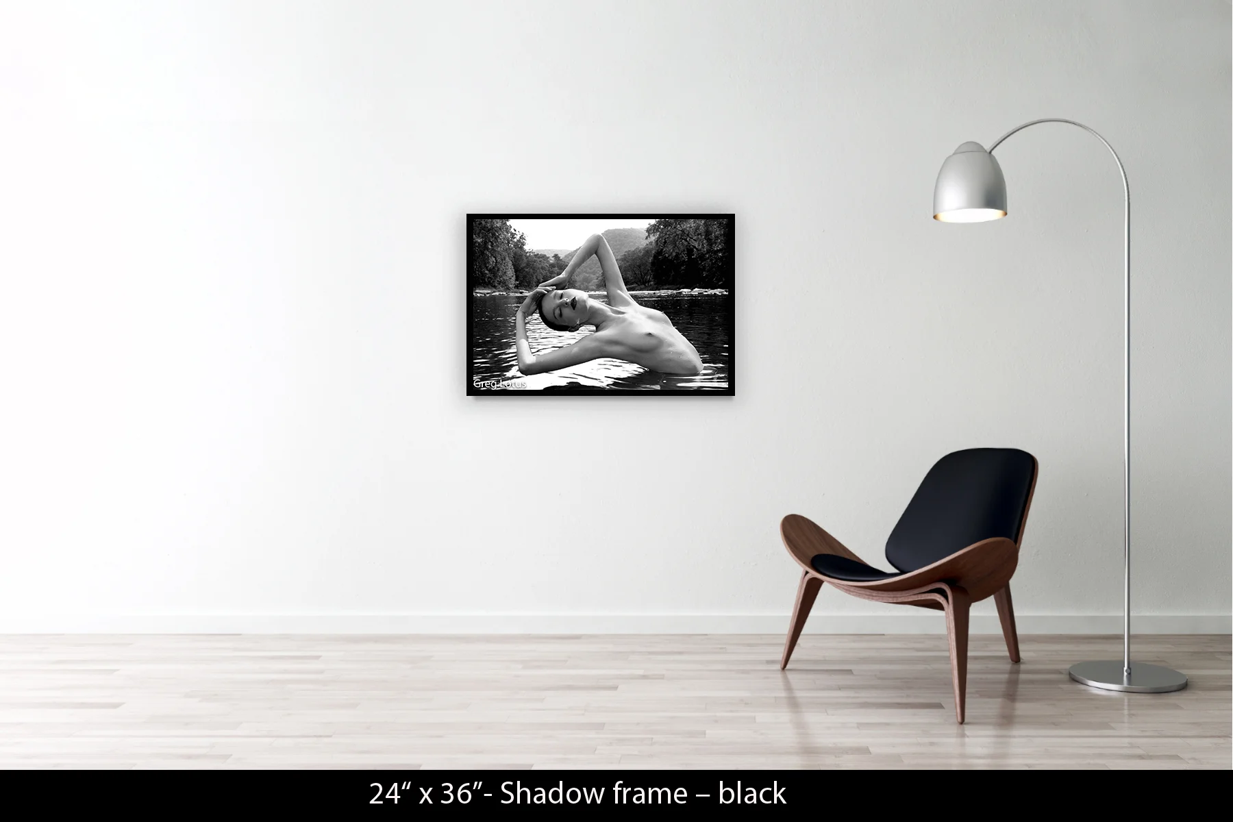 24"x36" | Shadow Frame Black