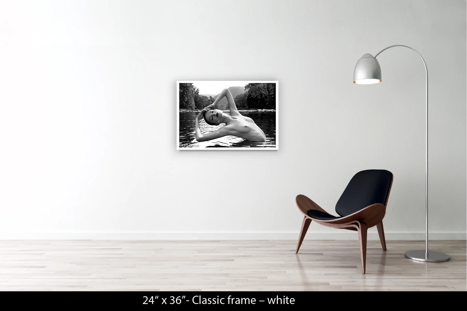 24"x36" | Classic Frame White