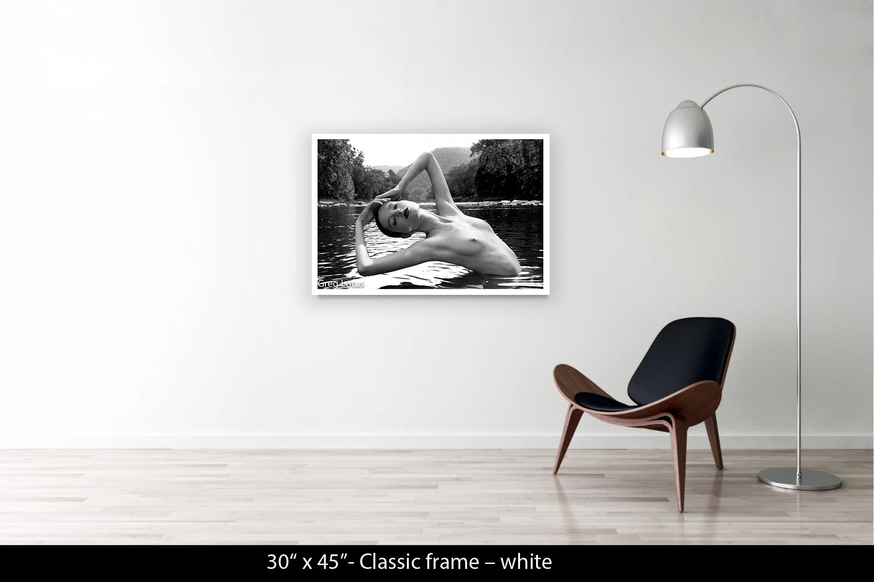 30"x45" | Classic Frame White