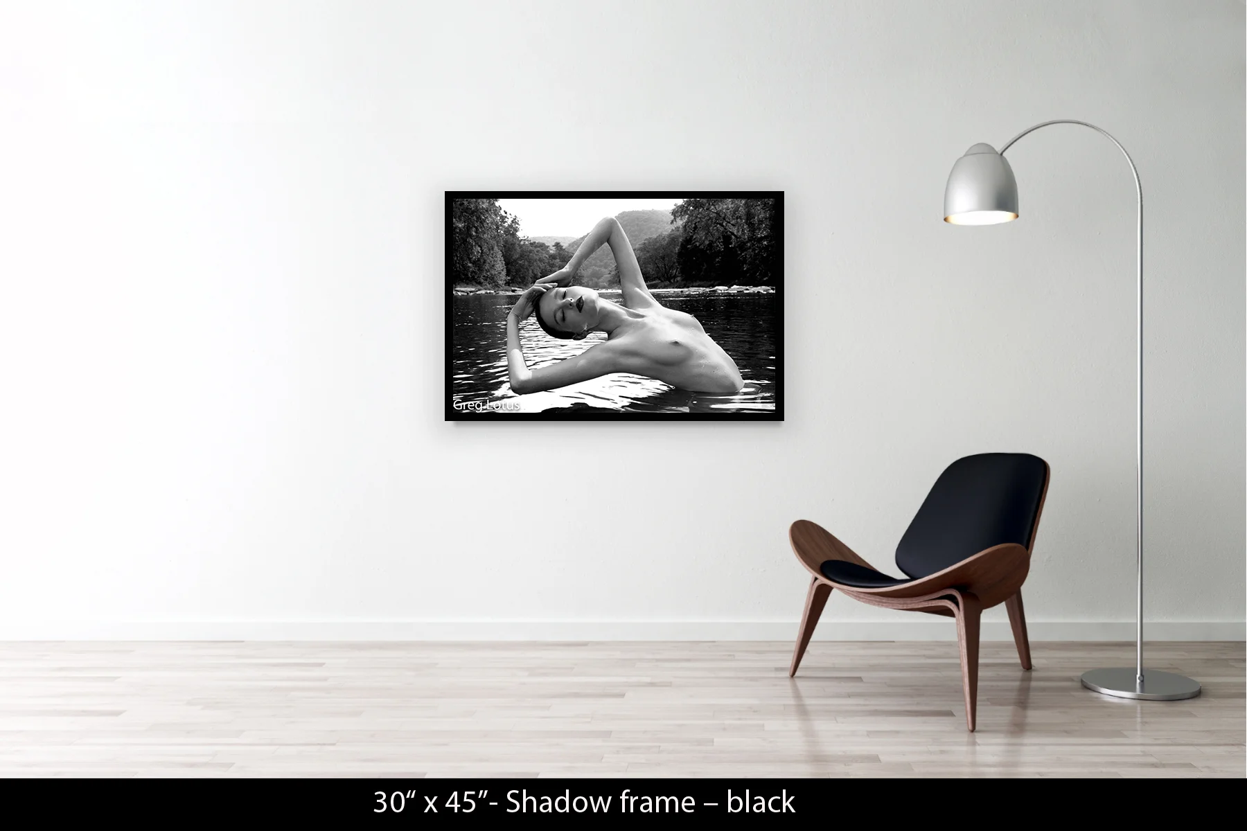 30"x45" | Shadow Frame Black