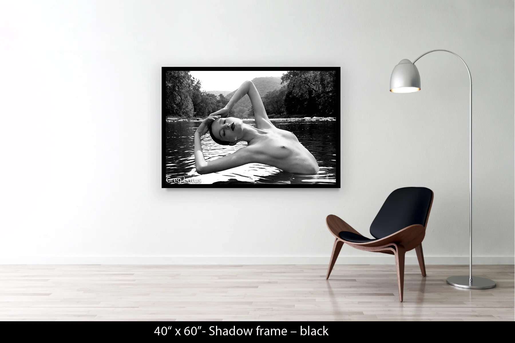 40"x60" | Shadow Frame Black