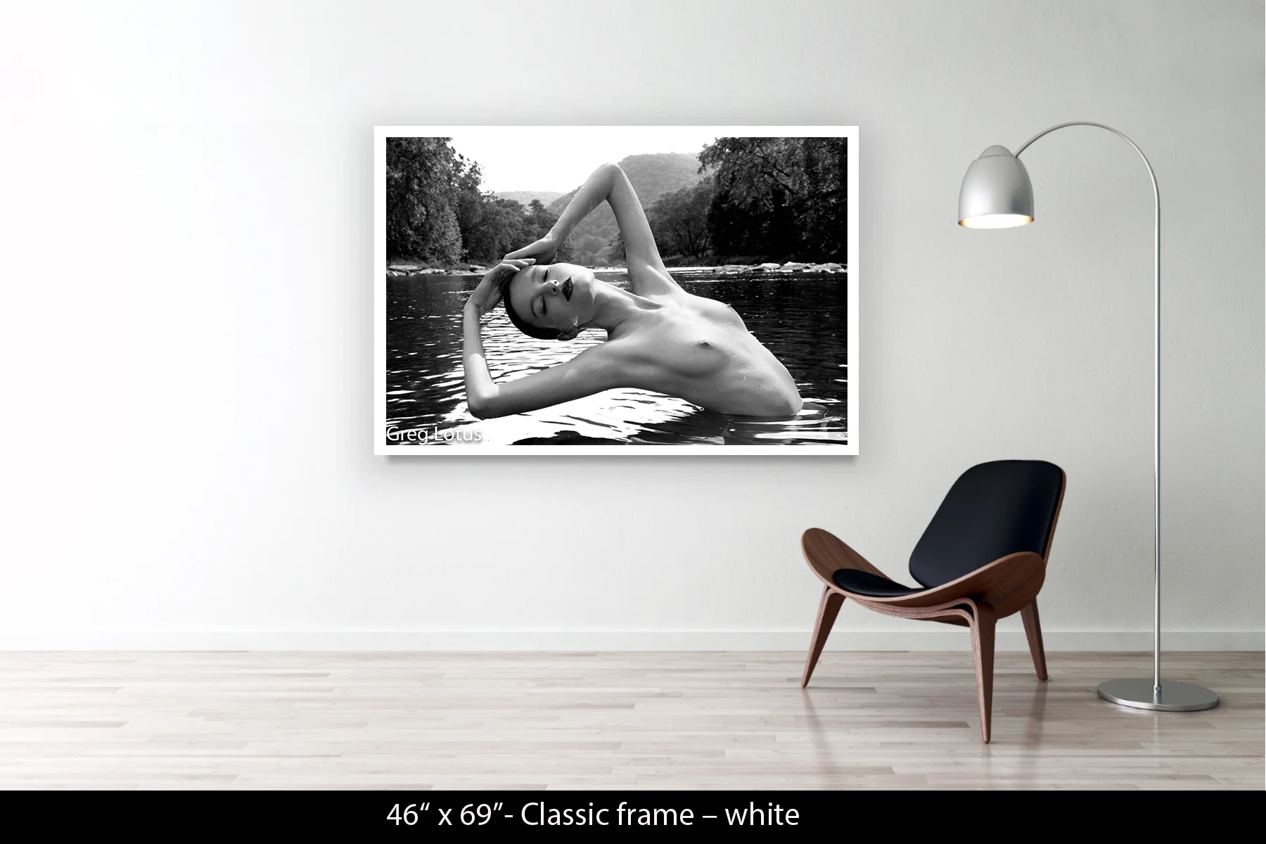 46"x69" | Classic Frame White