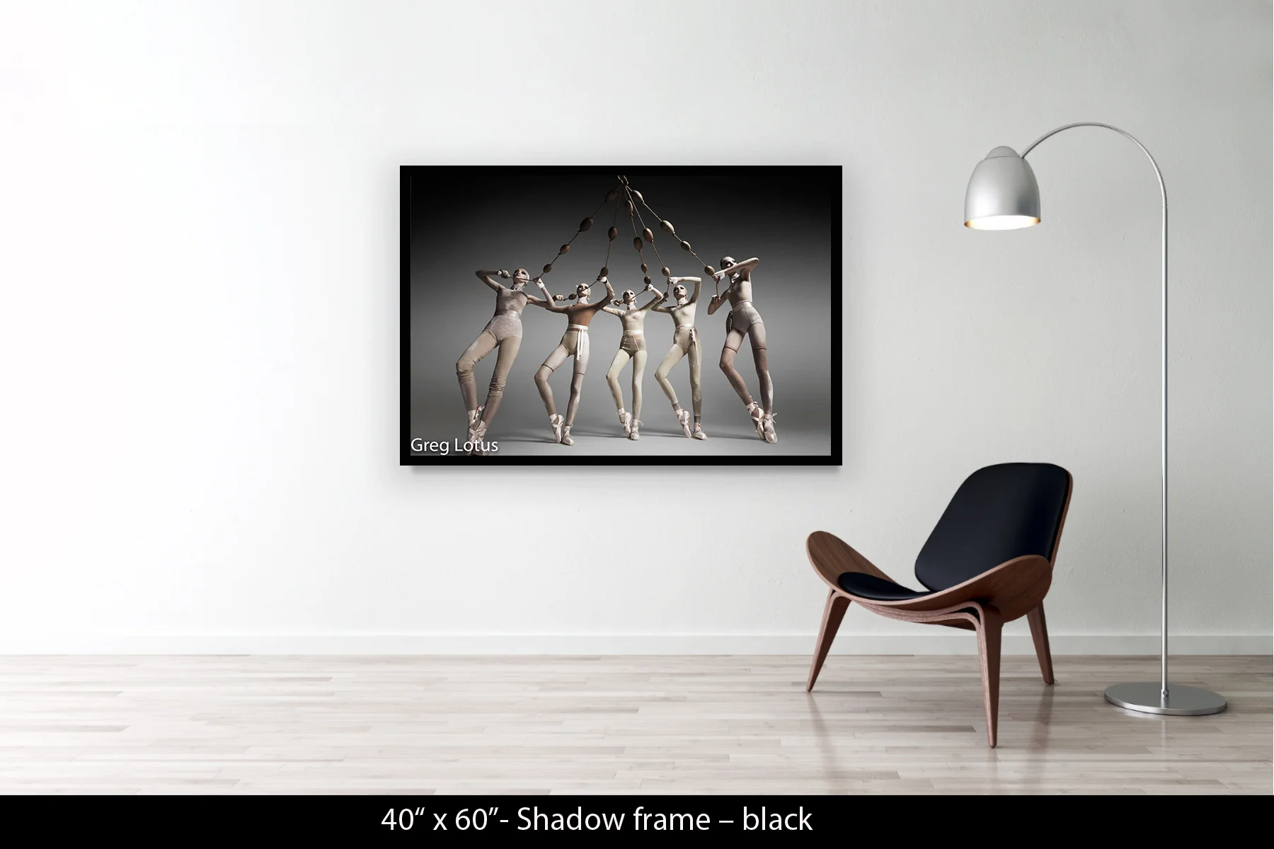 40"x60" | Shadow Frame Black