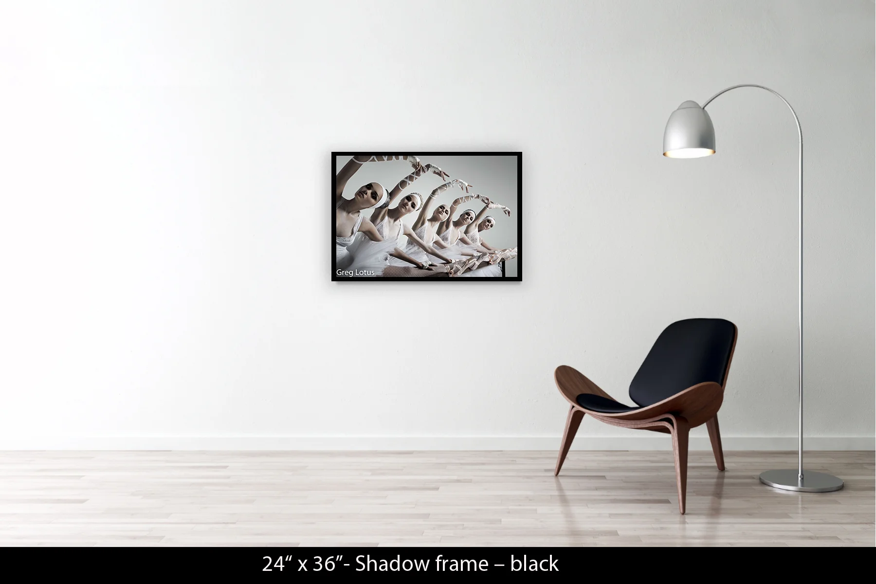 24"x36" | Shadow Frame Black