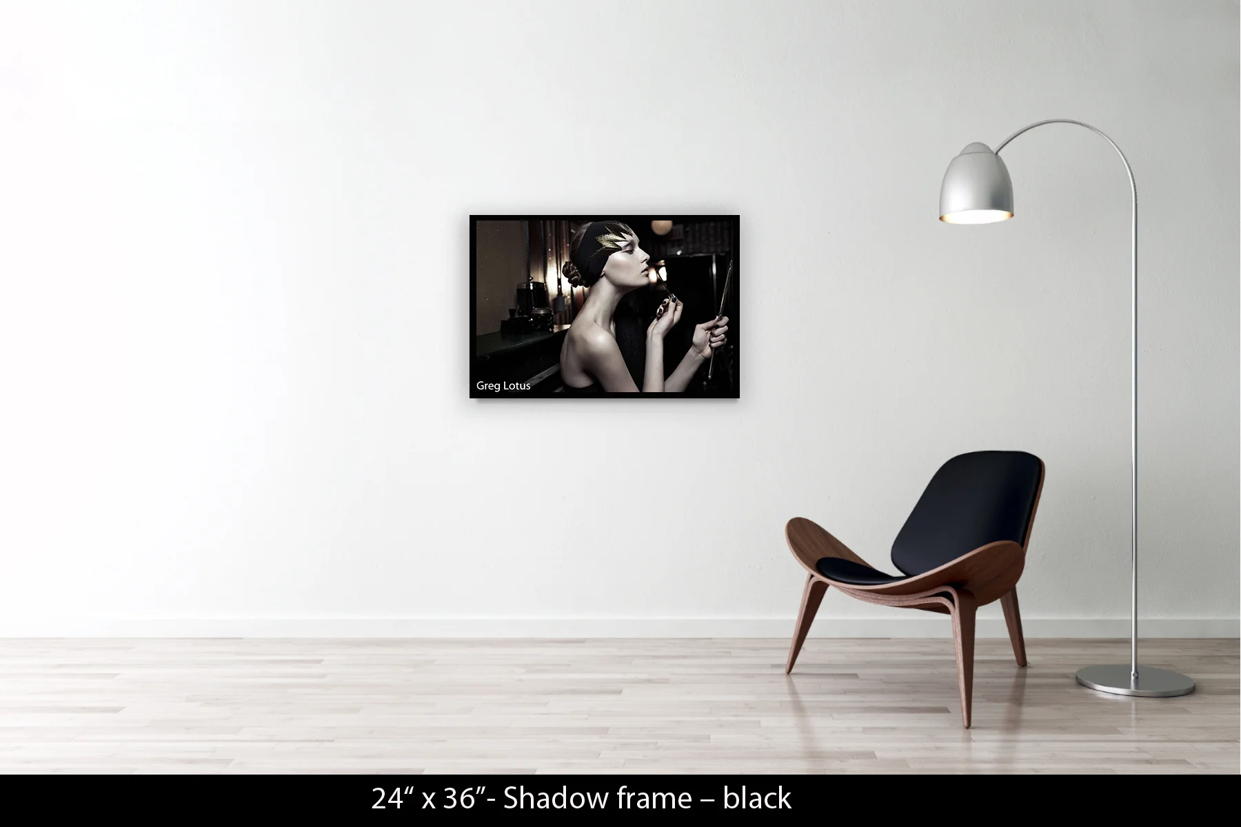 24"x36" | Shadow Frame Black