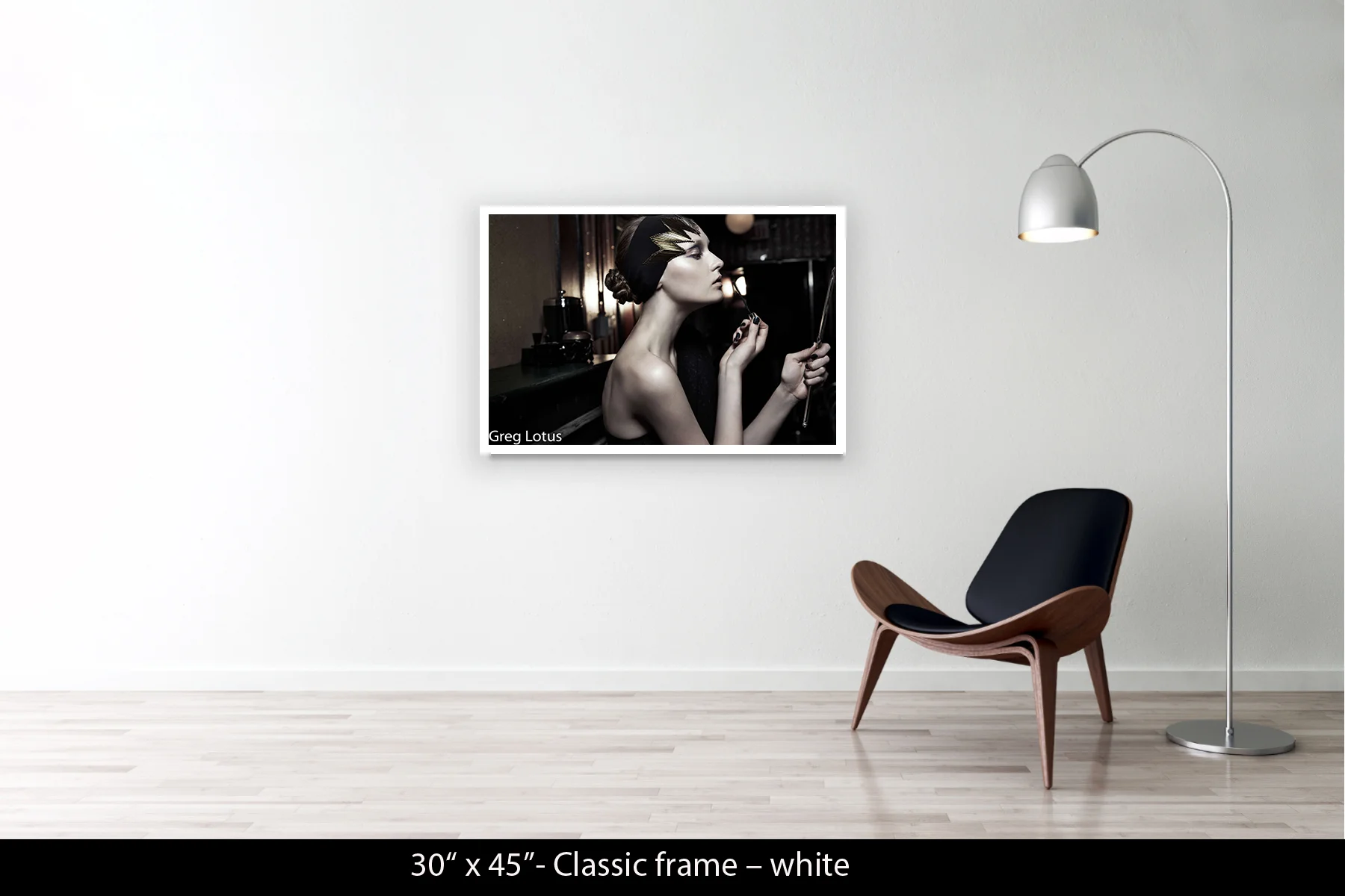 30"x45" | Classic Frame White