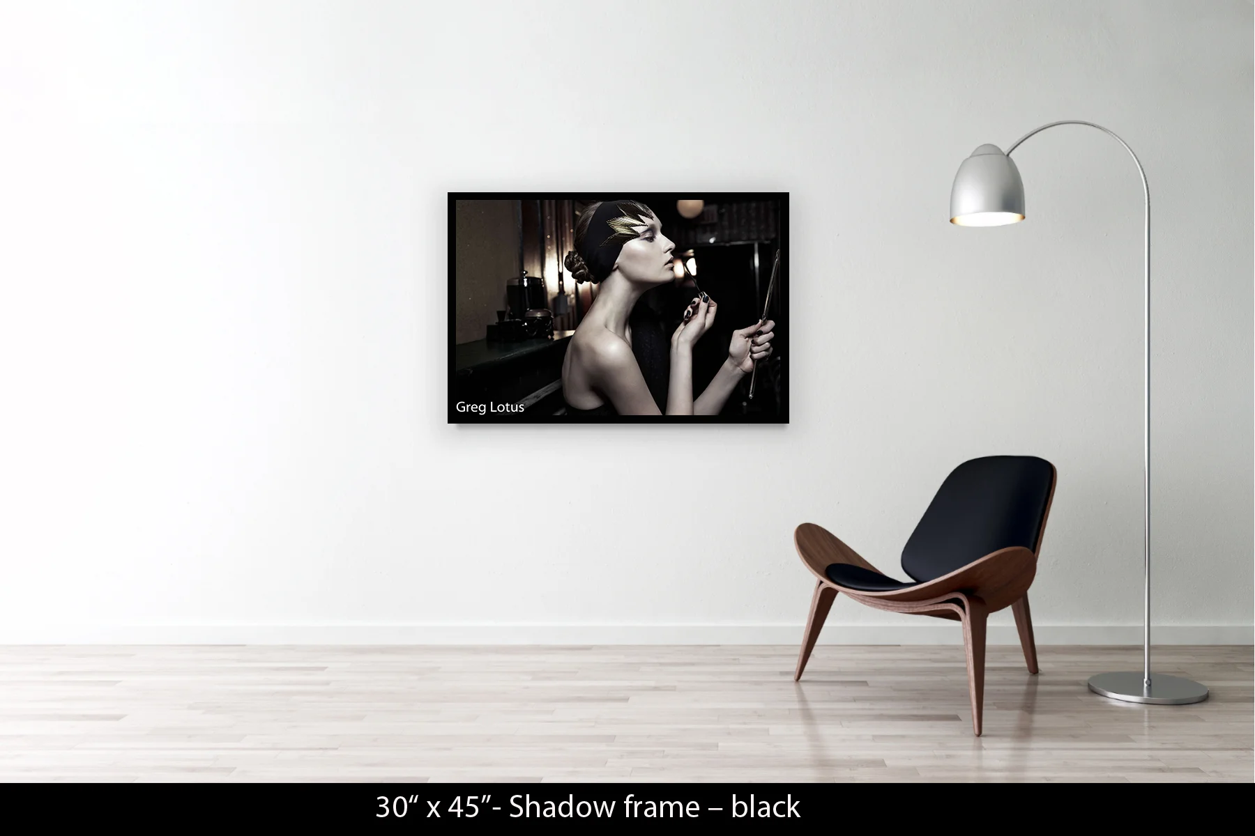 30"x45" | Shadow Frame Black