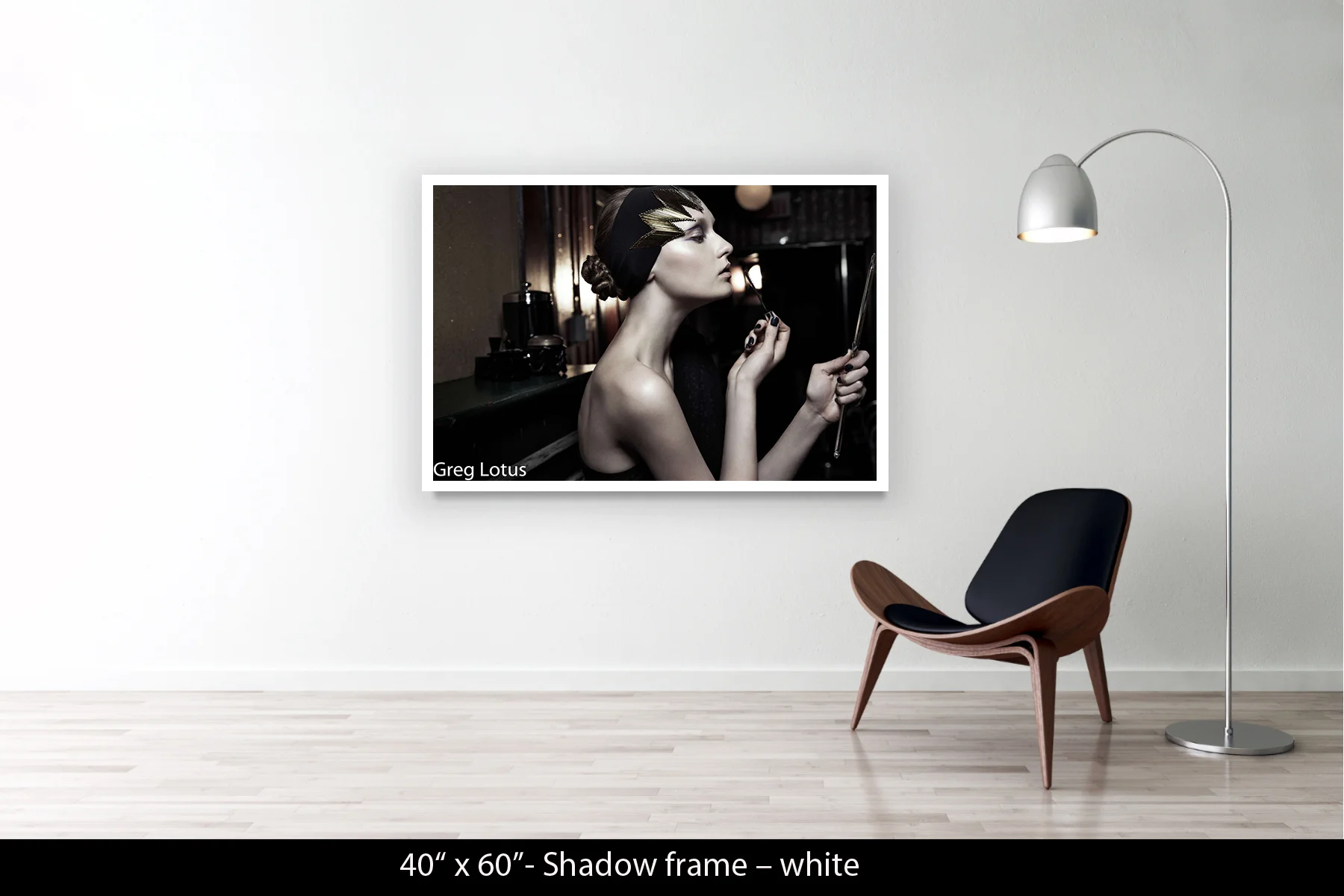 40"x60" | Shadow Frame White