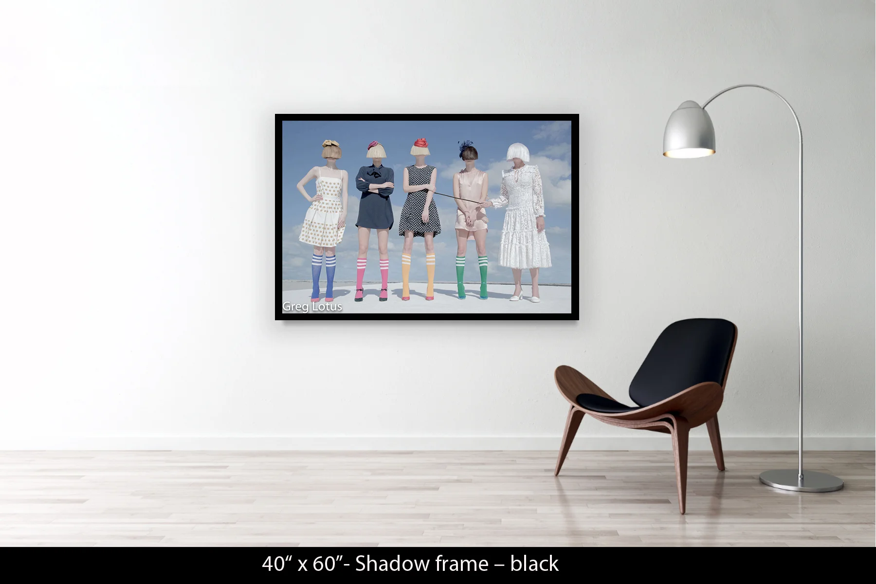 40"x60" | Shadow Frame Black
