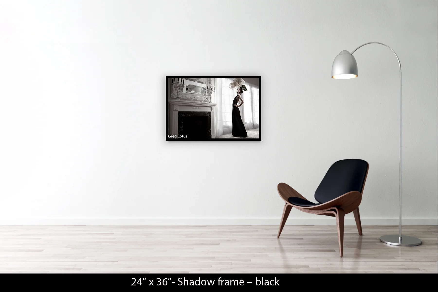 24"x36" | Shadow Frame Black