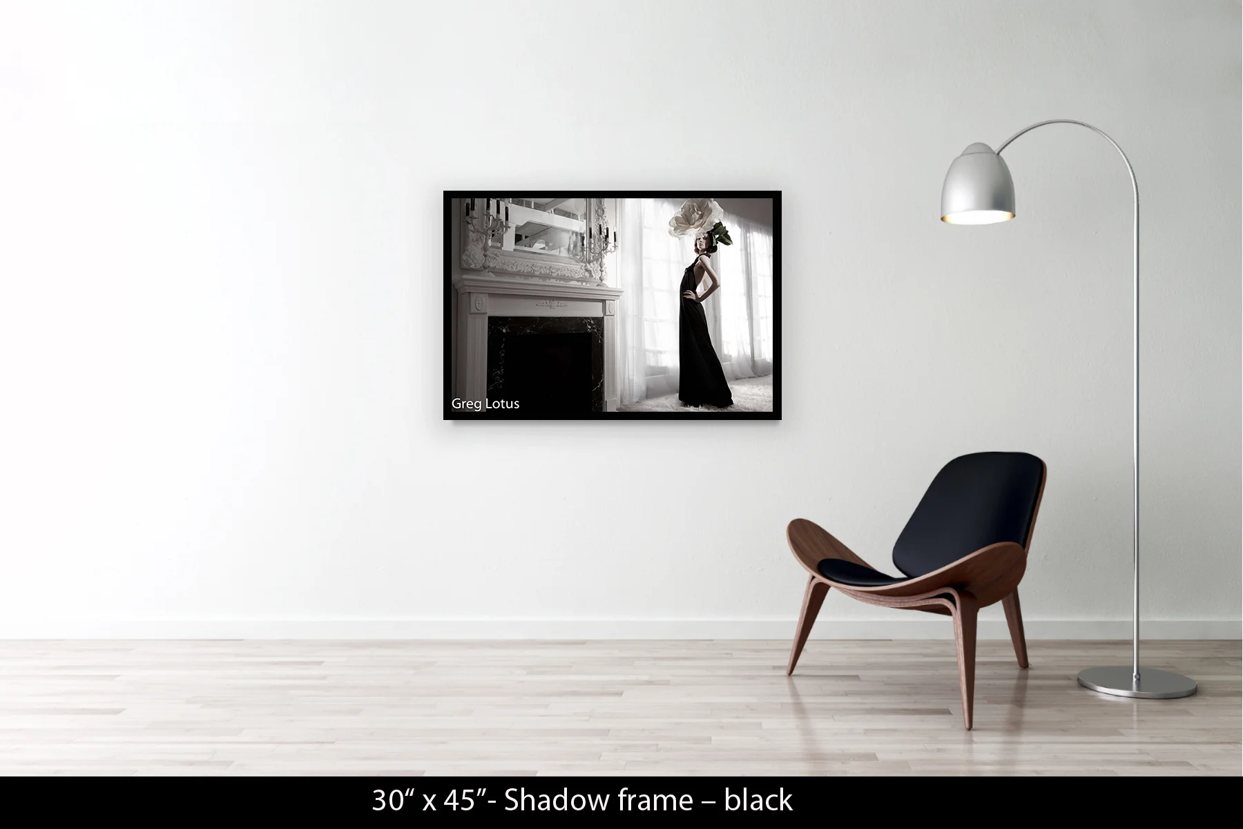 30"x45" | Shadow Frame Black