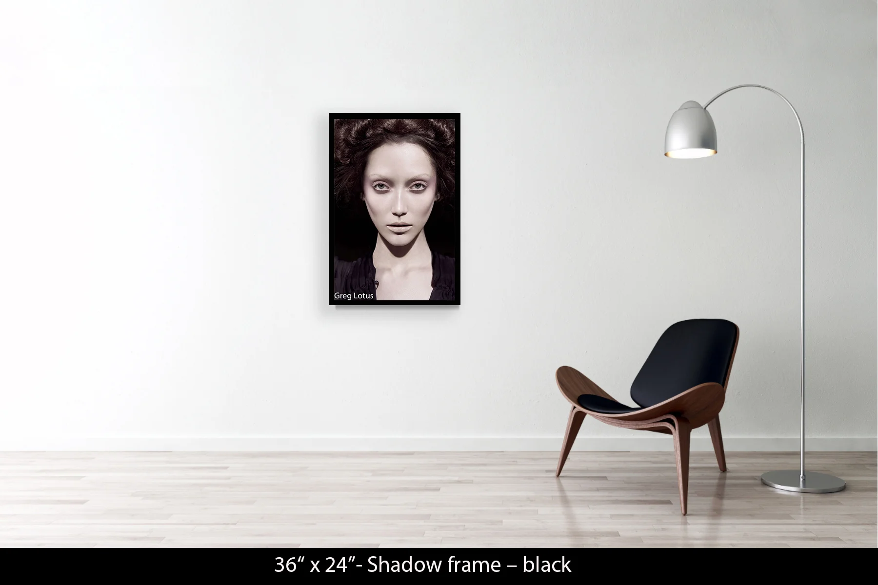 36"x24" | Shadow Frame Black