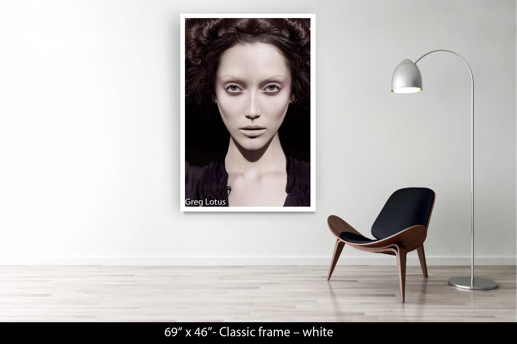 69"x46" | Classic Frame White