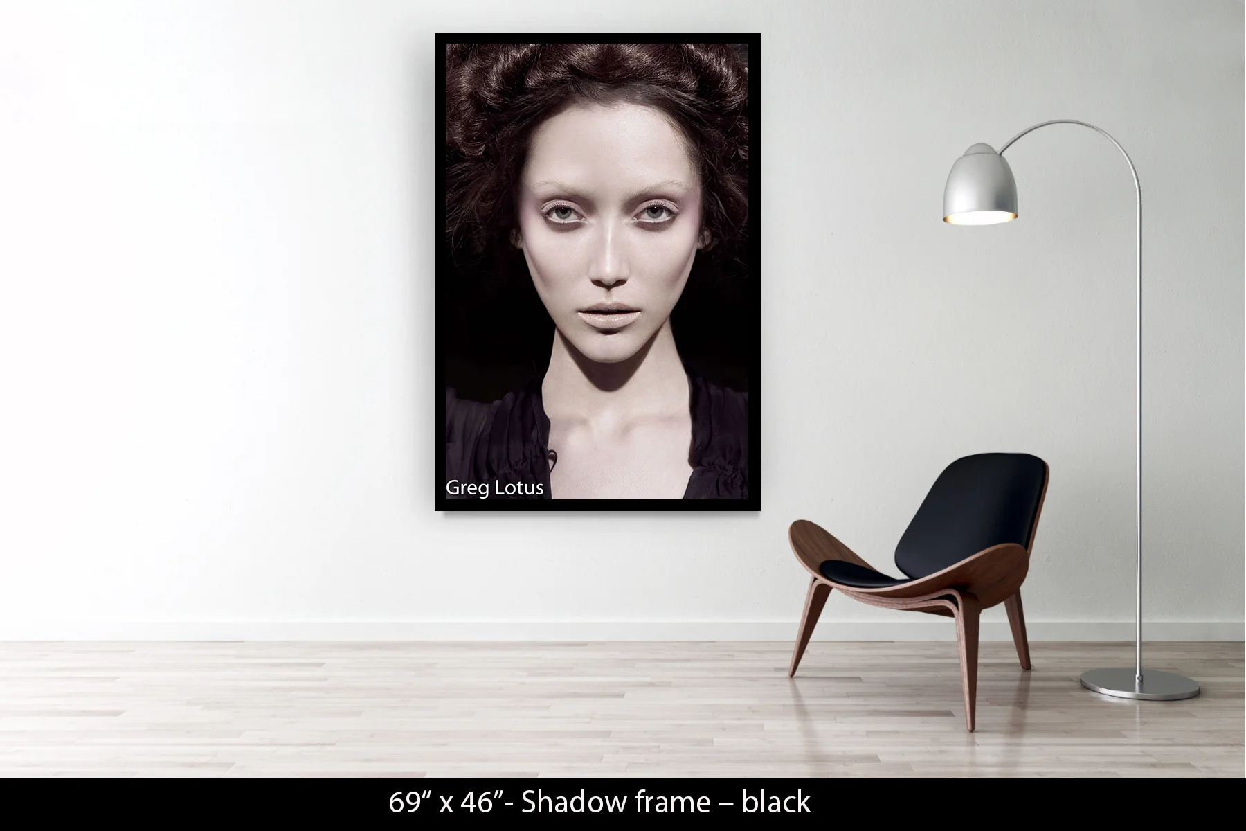 69"x46" | Shadow Frame Black