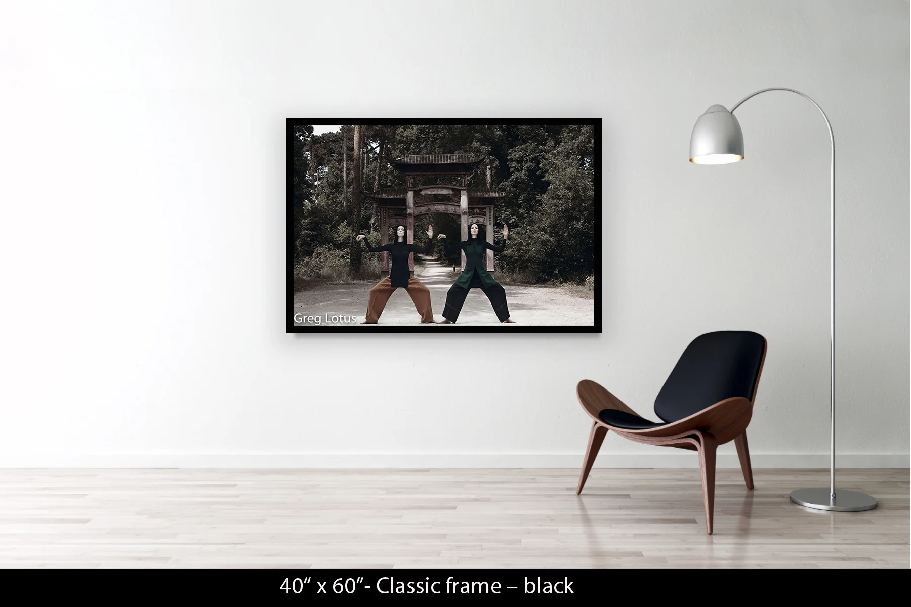 40"x60" | Classic Frame Black