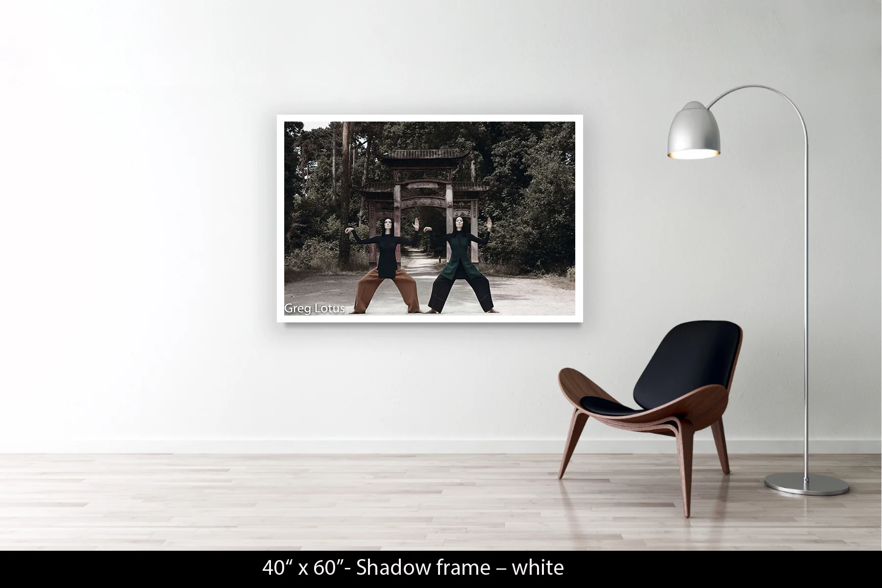 40"x60" | Shadow Frame White