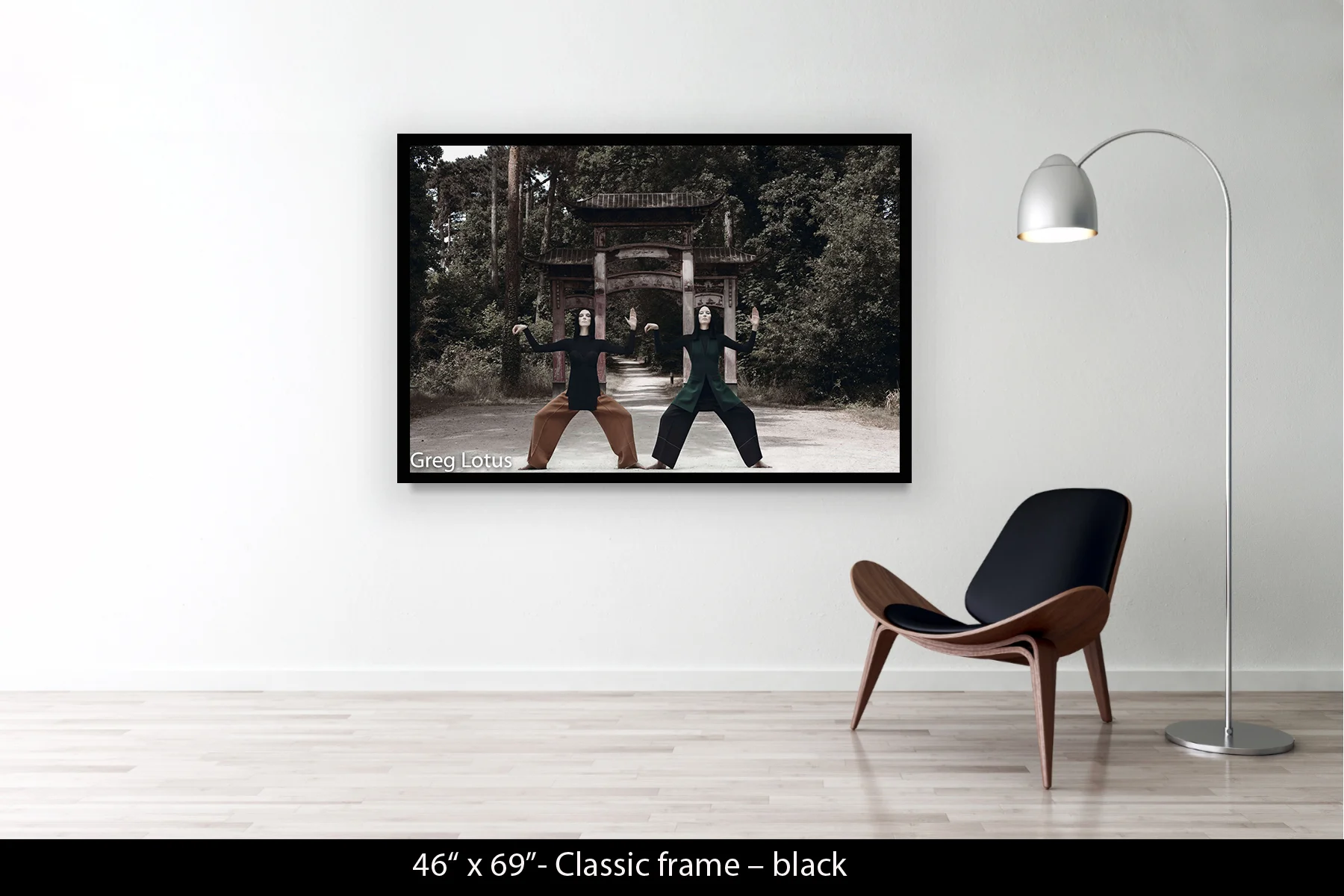 46"x69" | Classic Frame Black