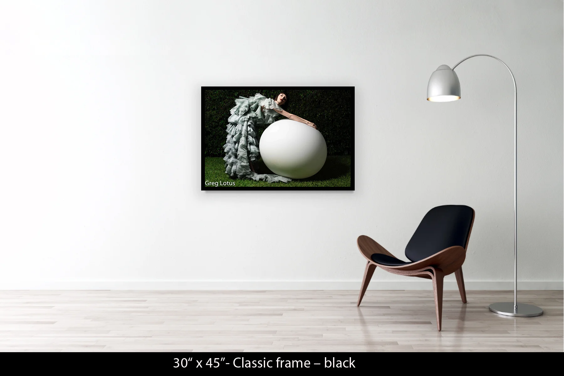 30"x45" | Classic Frame Black