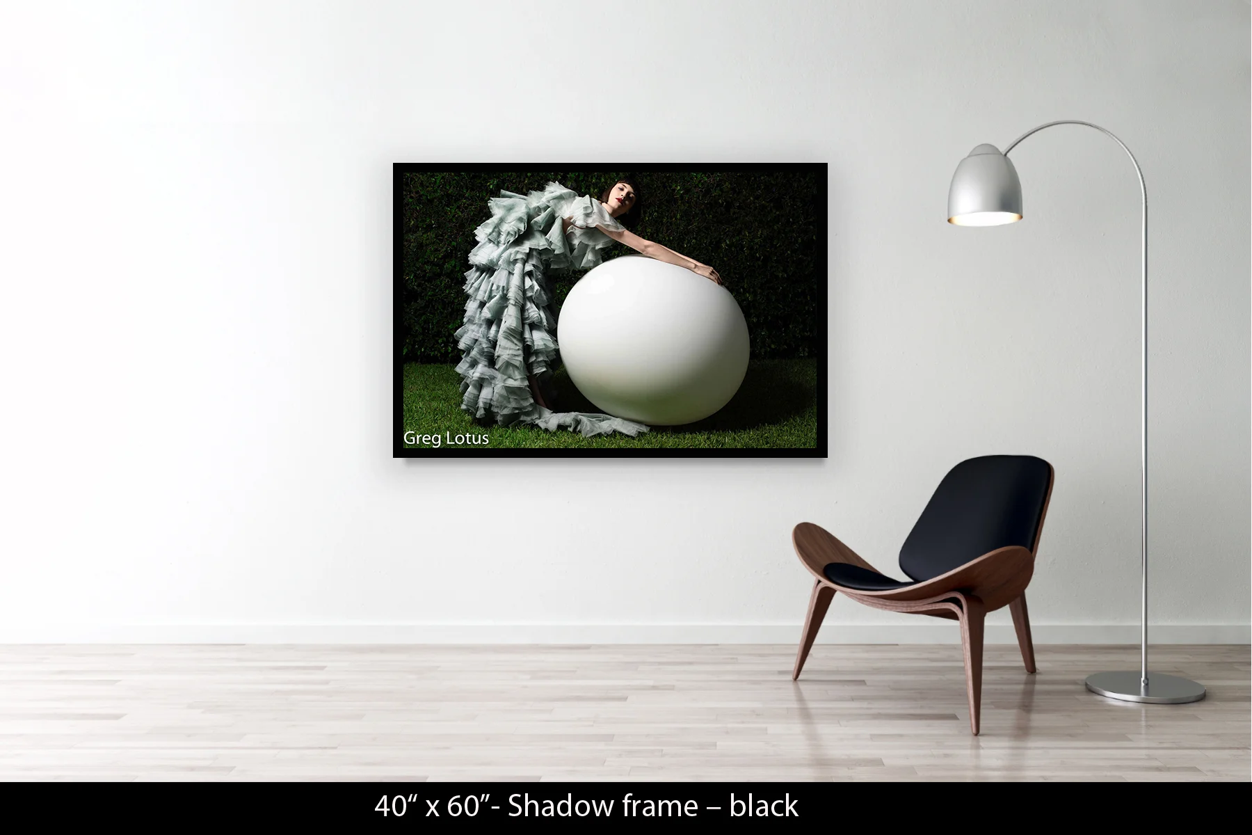 40"x60" | Shadow Frame Black