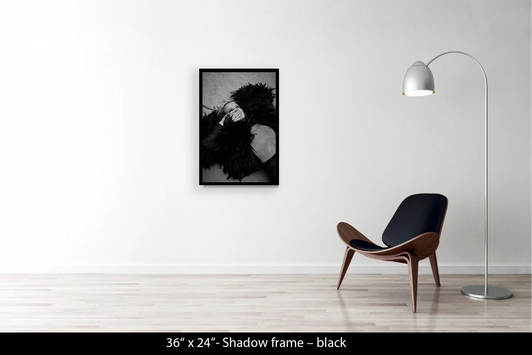 36"x24" | Shadow Frame Black