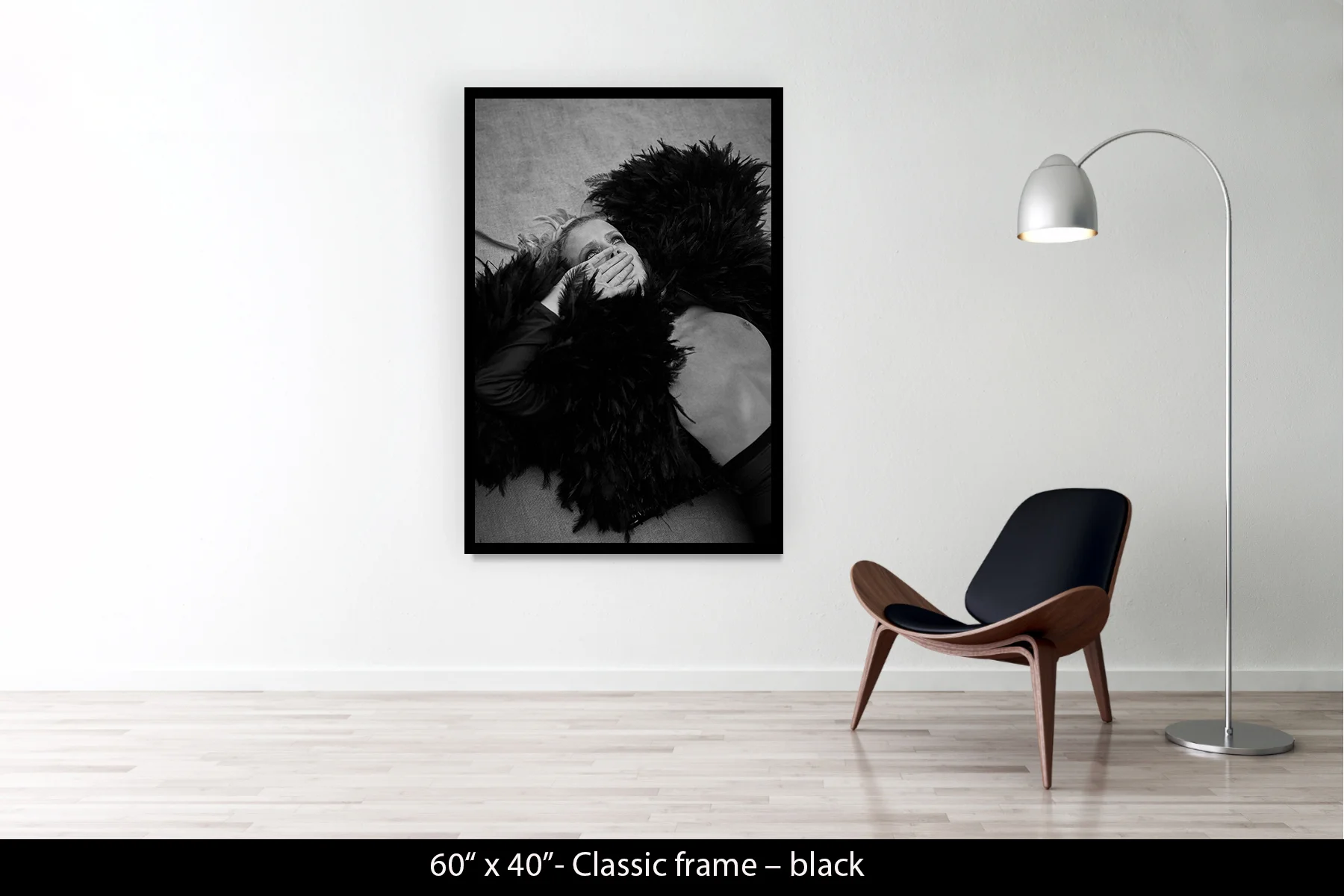 60"x40" | Classic Frame Black
