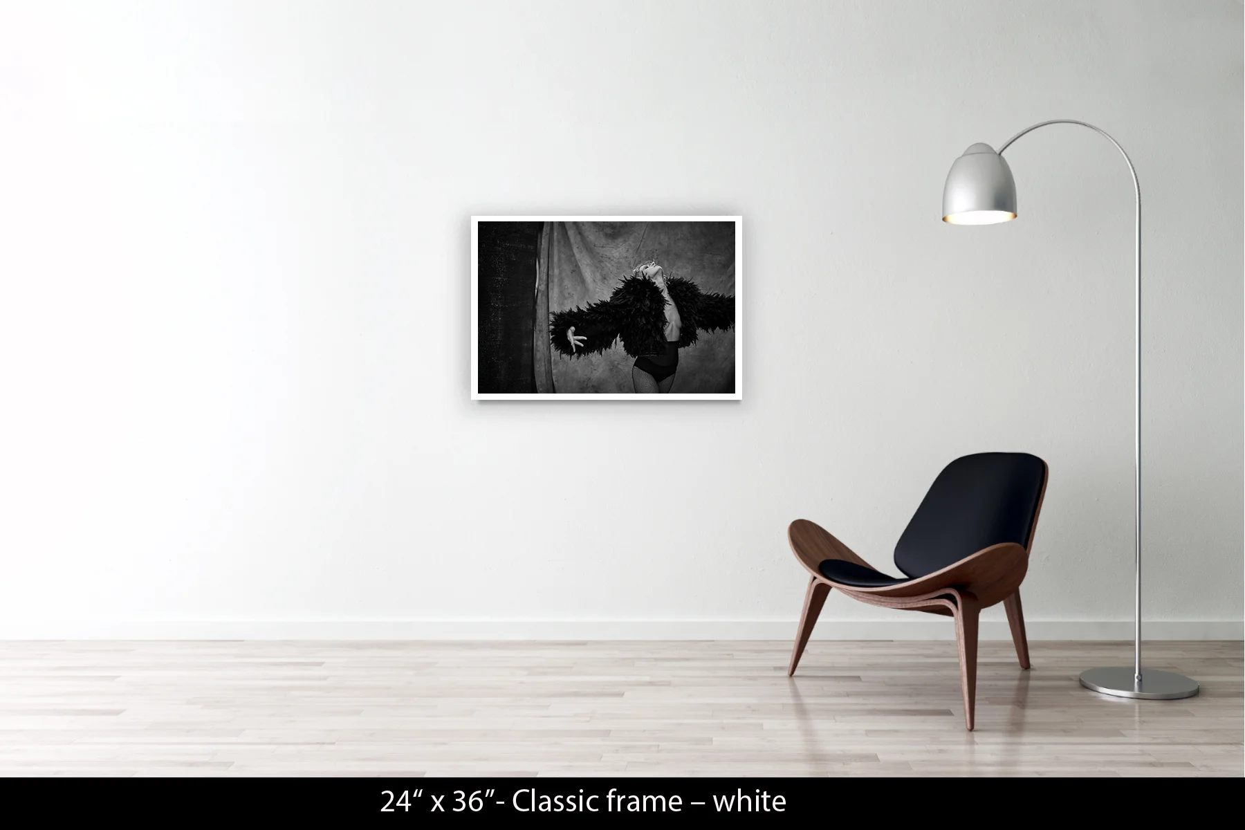 24"x36" | Classic Frame White