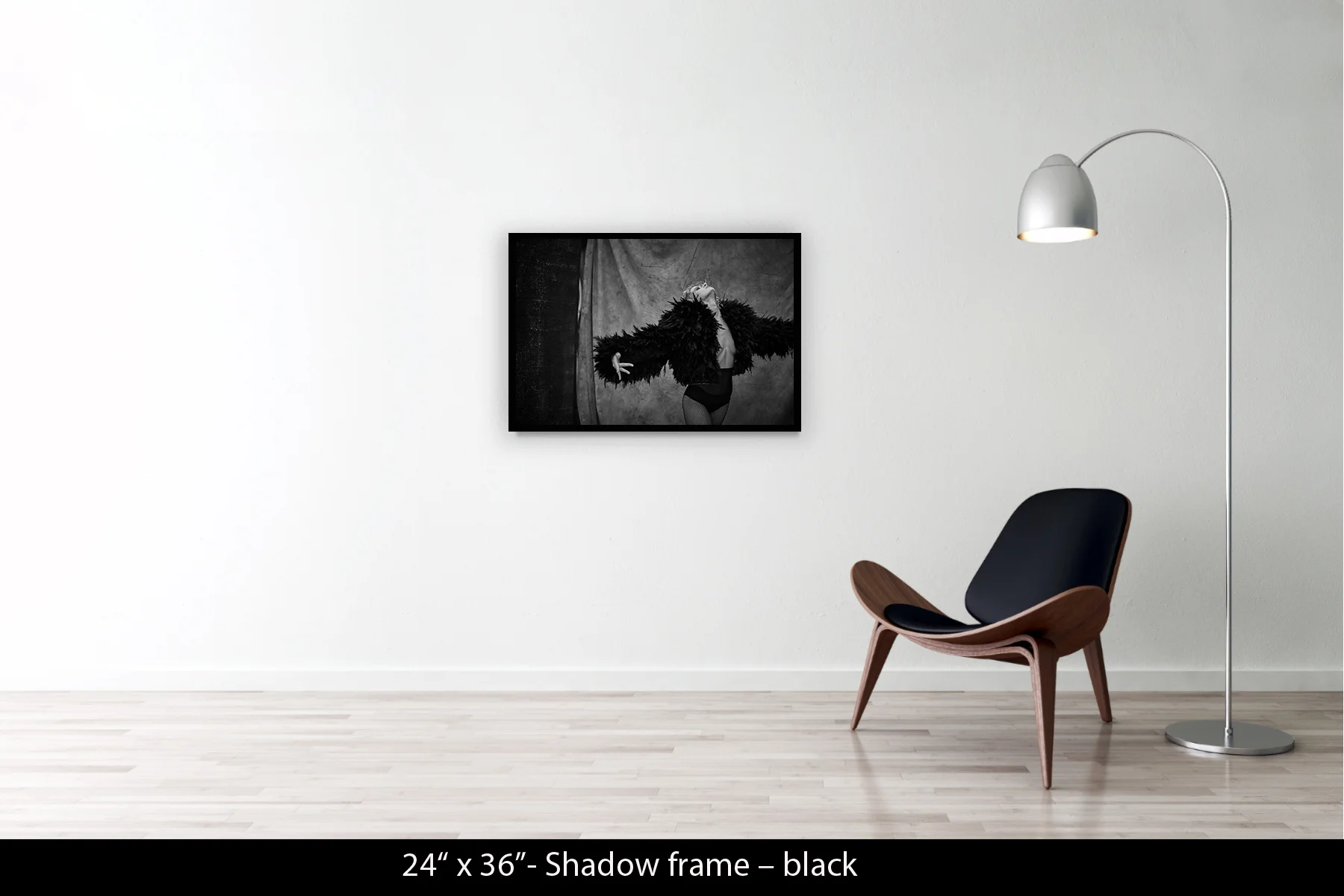 24"x36" | Shadow Frame Black