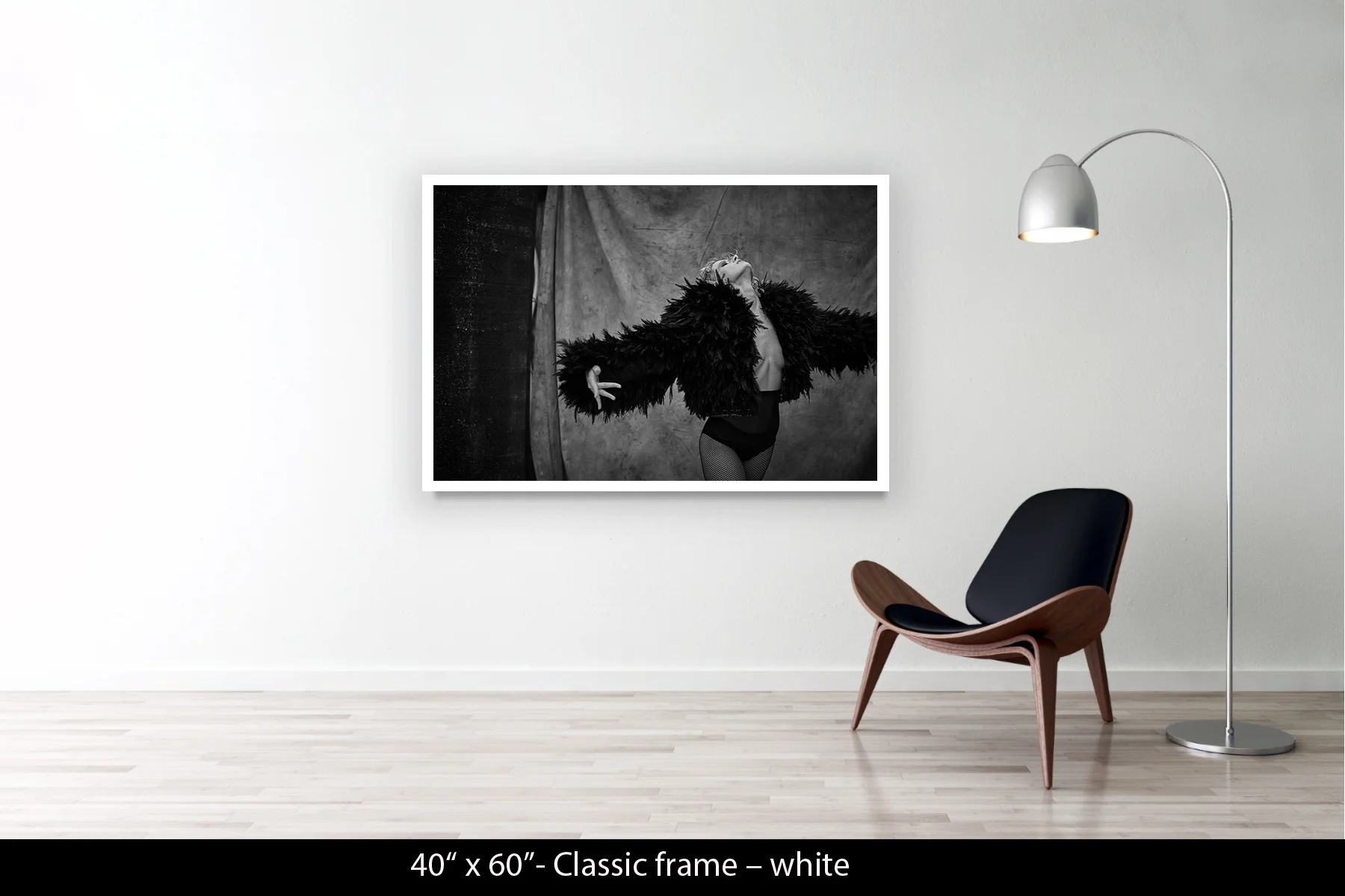 40"x60" | Classic Frame White