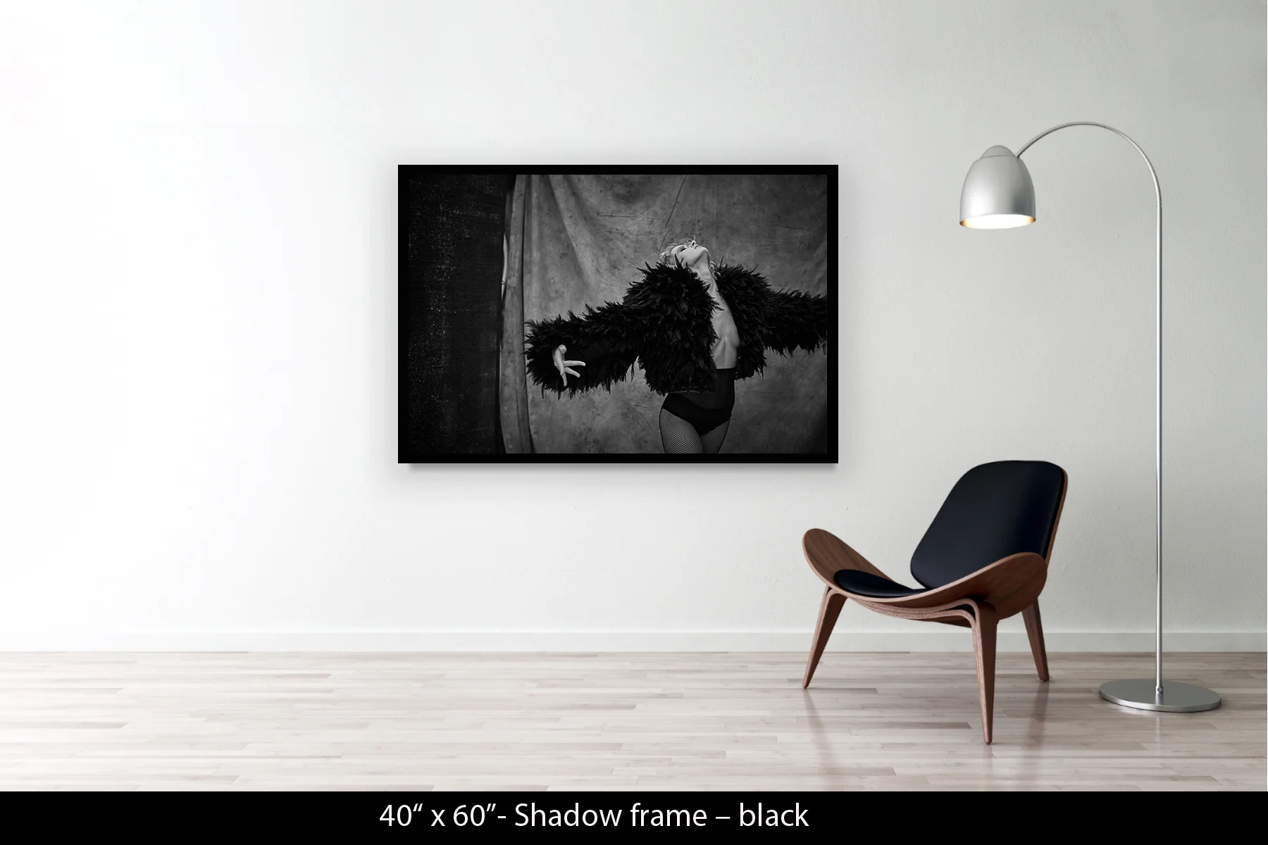 40"x60" | Shadow Frame Black