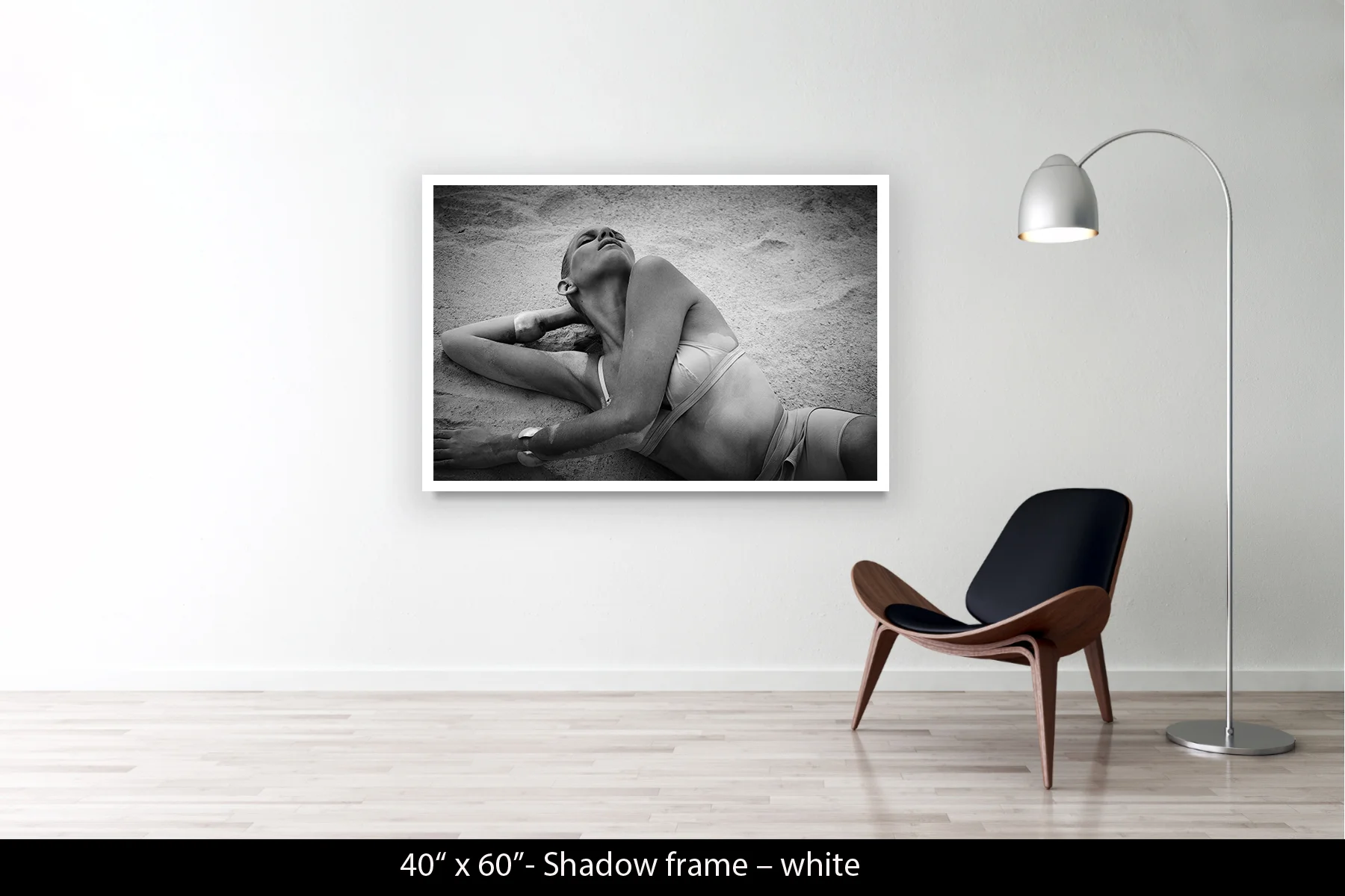 40"x60" | Shadow Frame White
