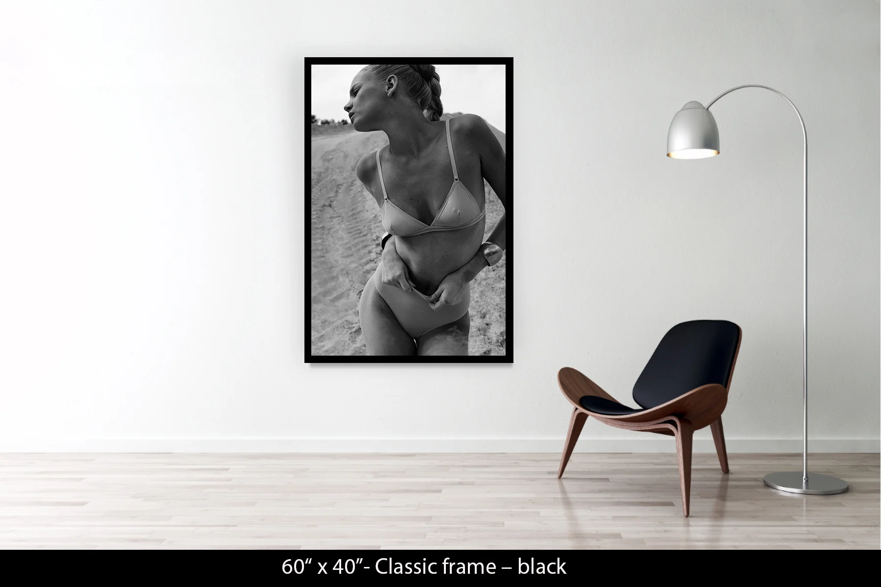 60"x40" | Classic Frame Black