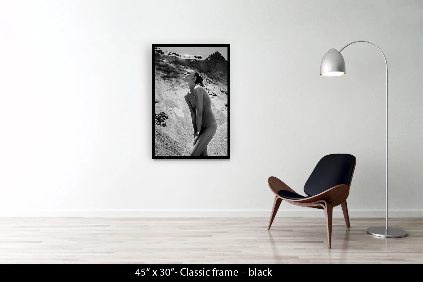 45"x30" | Classic Frame Black