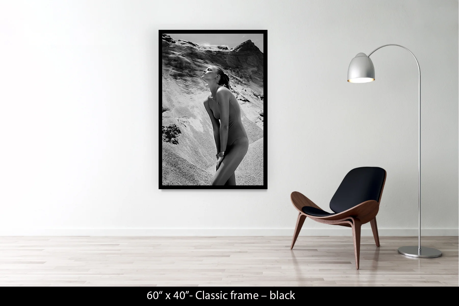 60"x40" | Classic Frame Black