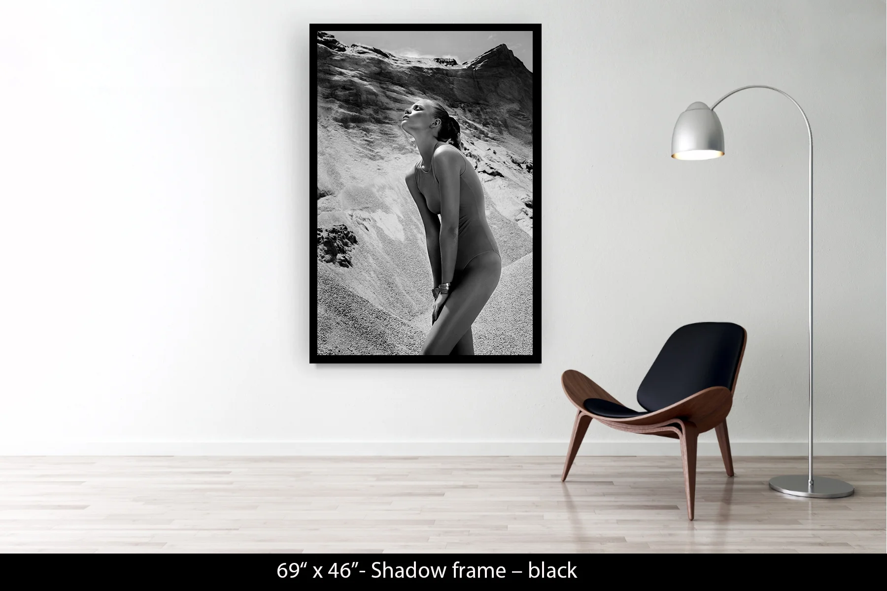69"x46" | Shadow Frame Black