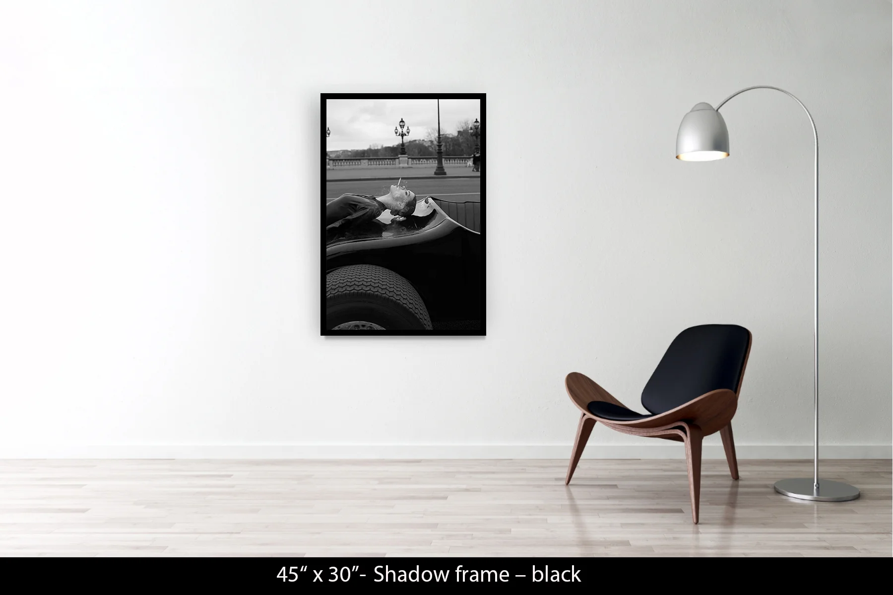 45"x30" | Shadow Frame Black