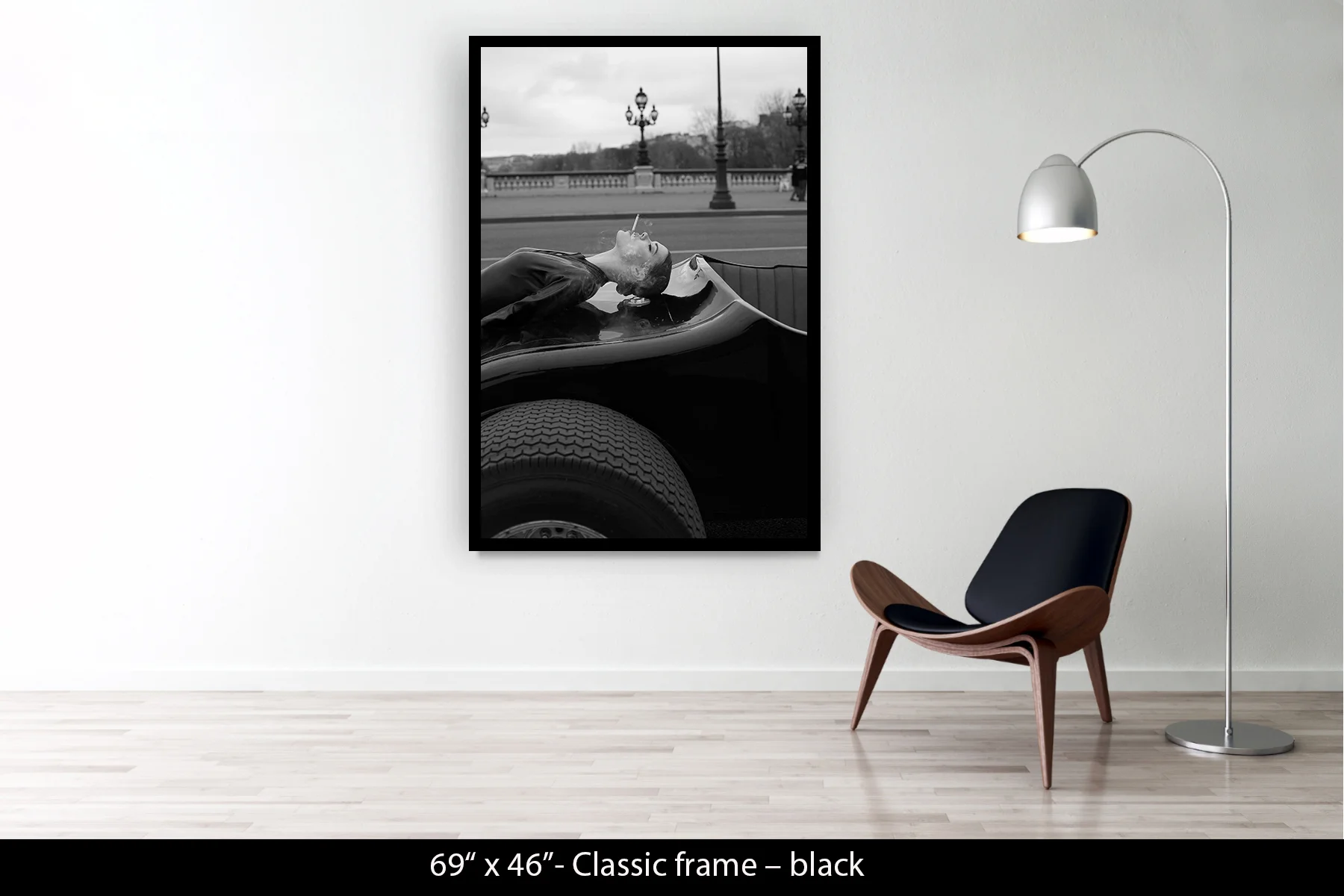 69"x46" | Classic Frame Black