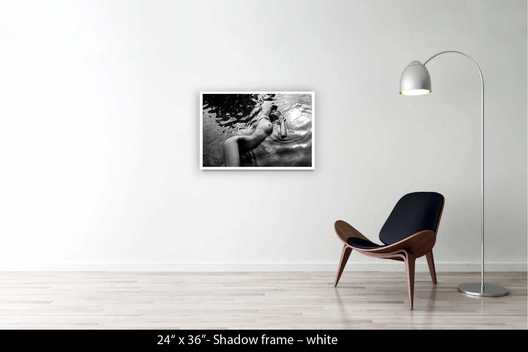24"x36" | Shadow Frame White