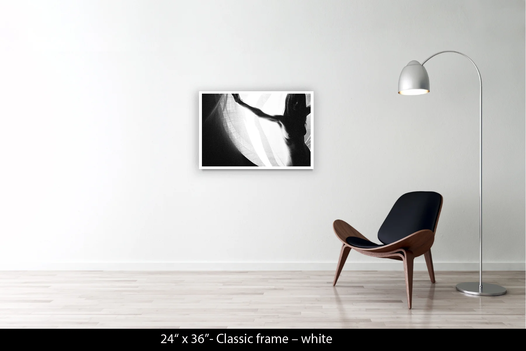 24"x36" | Classic Frame White