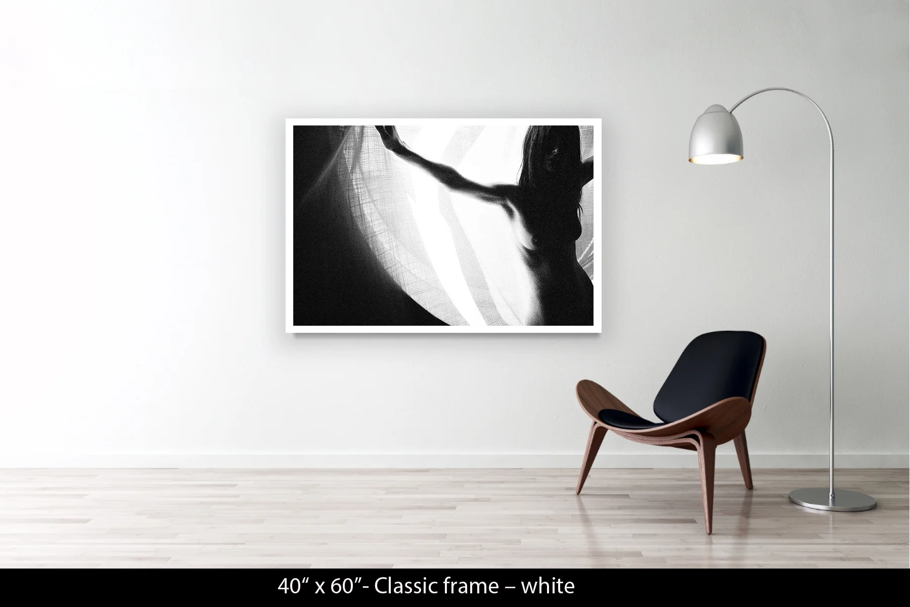 40"x60" | Classic Frame White