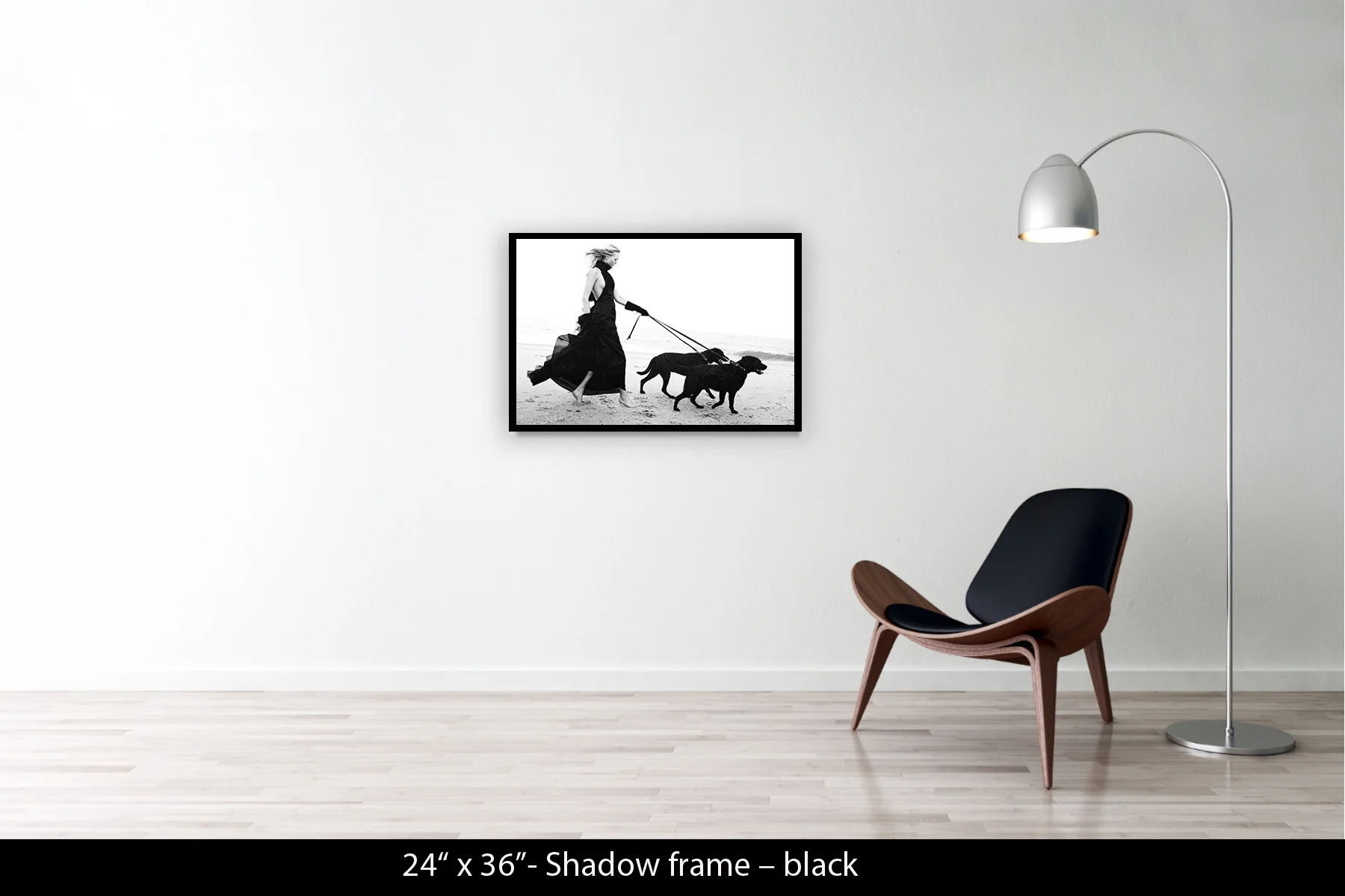 24"x36" | Shadow Frame Black