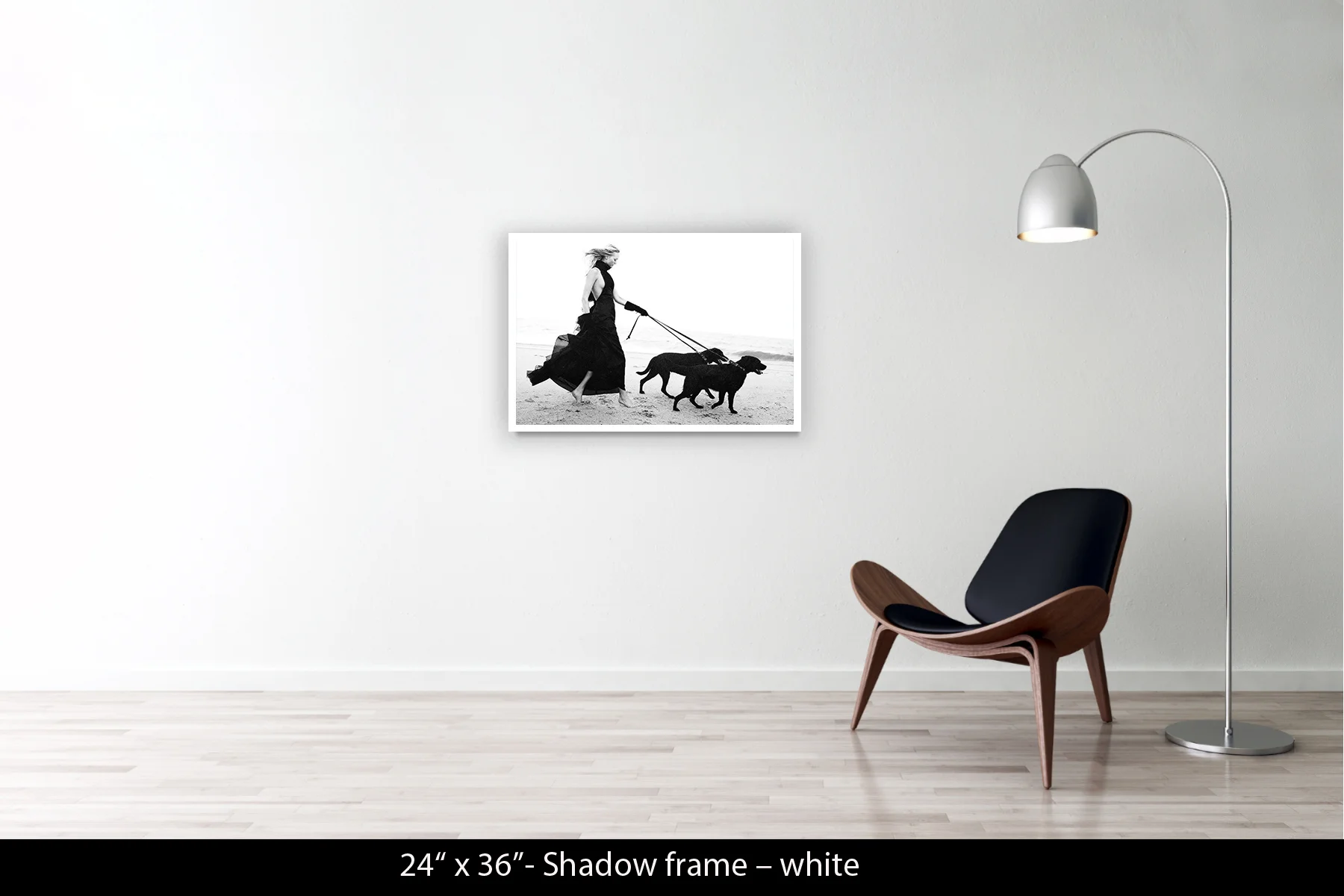 24"x36" | Shadow Frame White