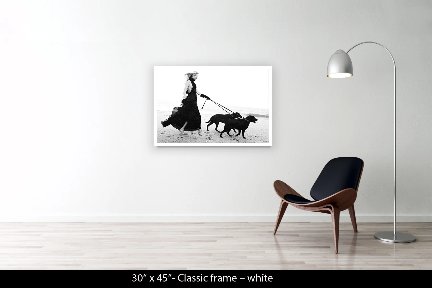 30"x45" | Classic Frame White