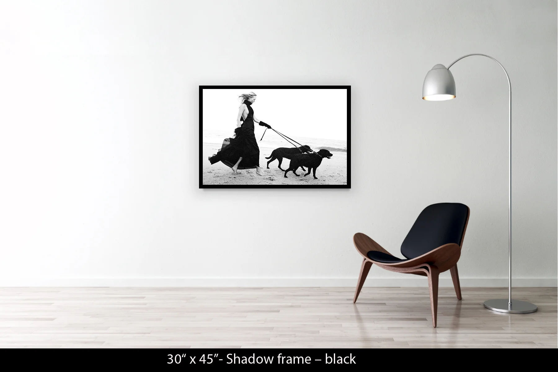 30"x45" | Shadow Frame Black